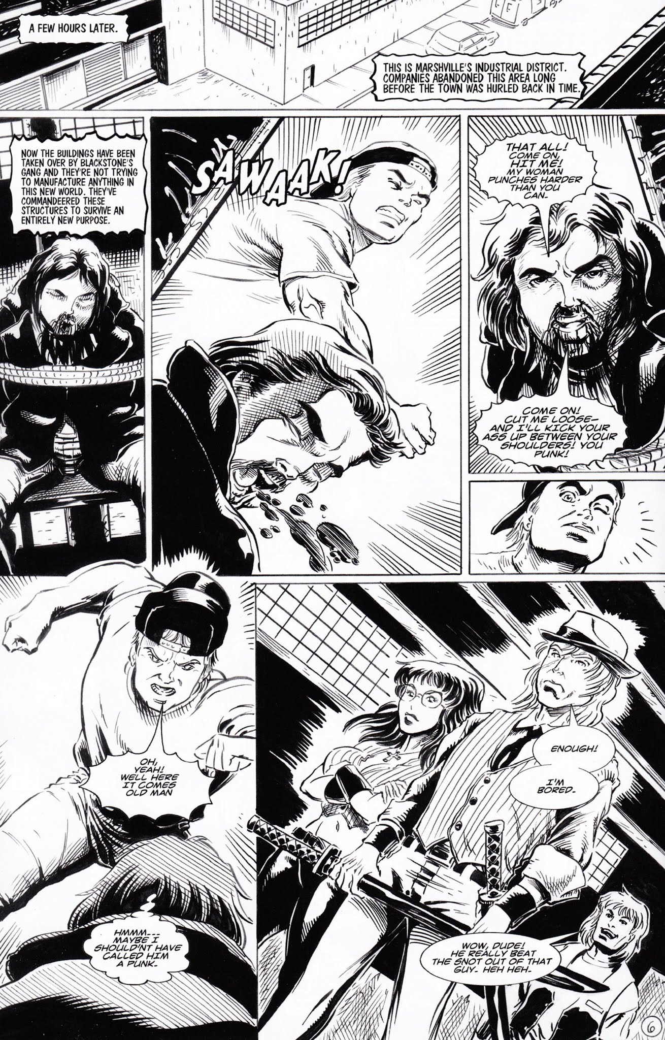 Read online Cavewoman: Gangster comic -  Issue #3 - 8