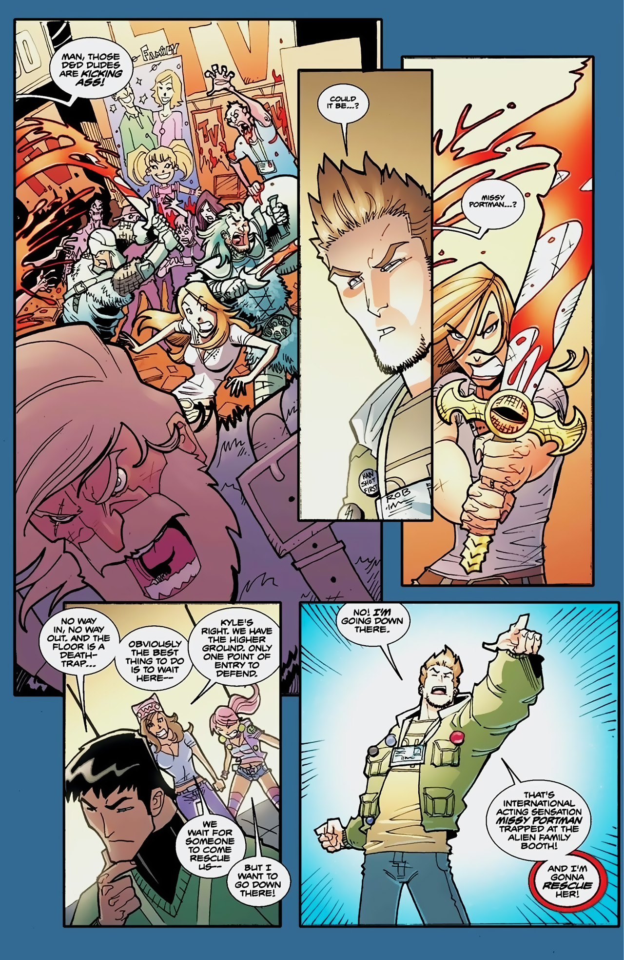 Read online Fanboys vs. Zombies comic -  Issue #2 - 10