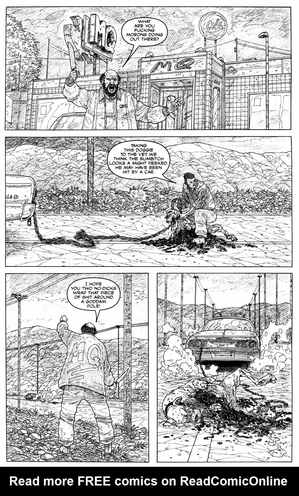 Read online Joe R. Lansdale's By Bizarre Hands comic -  Issue #5 - 6