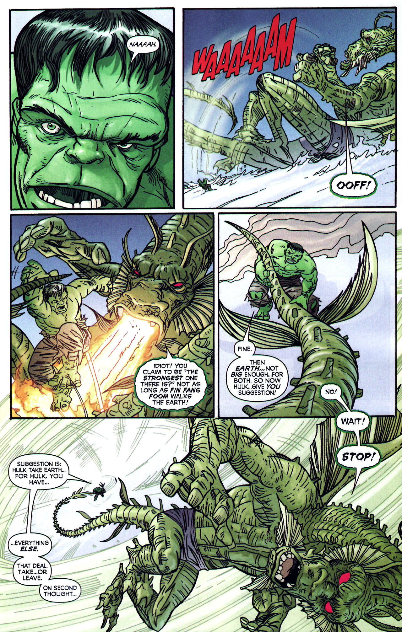 Read online Hulk vs. Fin Fang Foom comic -  Issue # Full - 22