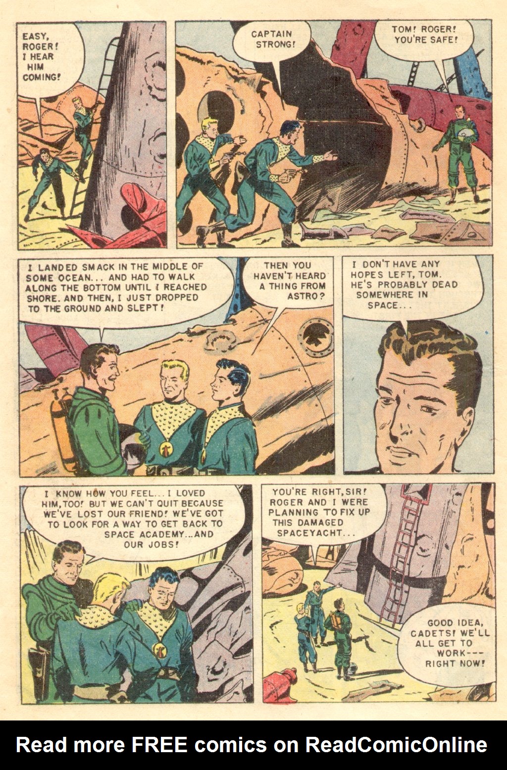 Read online Tom Corbett, Space Cadet comic -  Issue #8 - 14