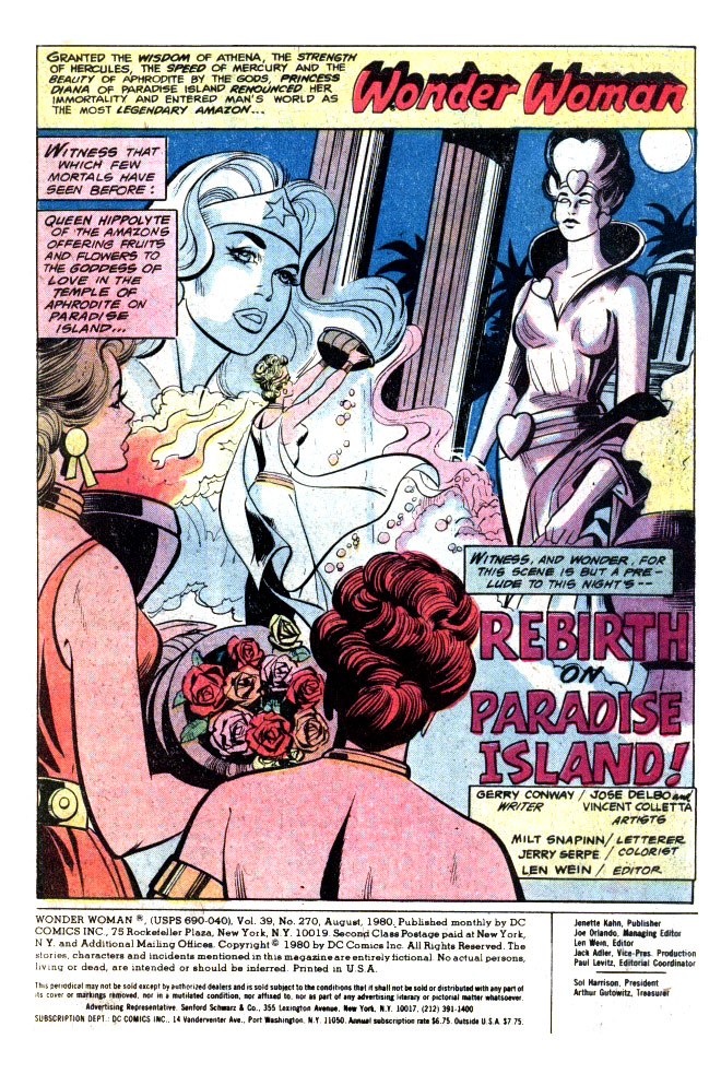 Read online Wonder Woman (1942) comic -  Issue #270 - 2