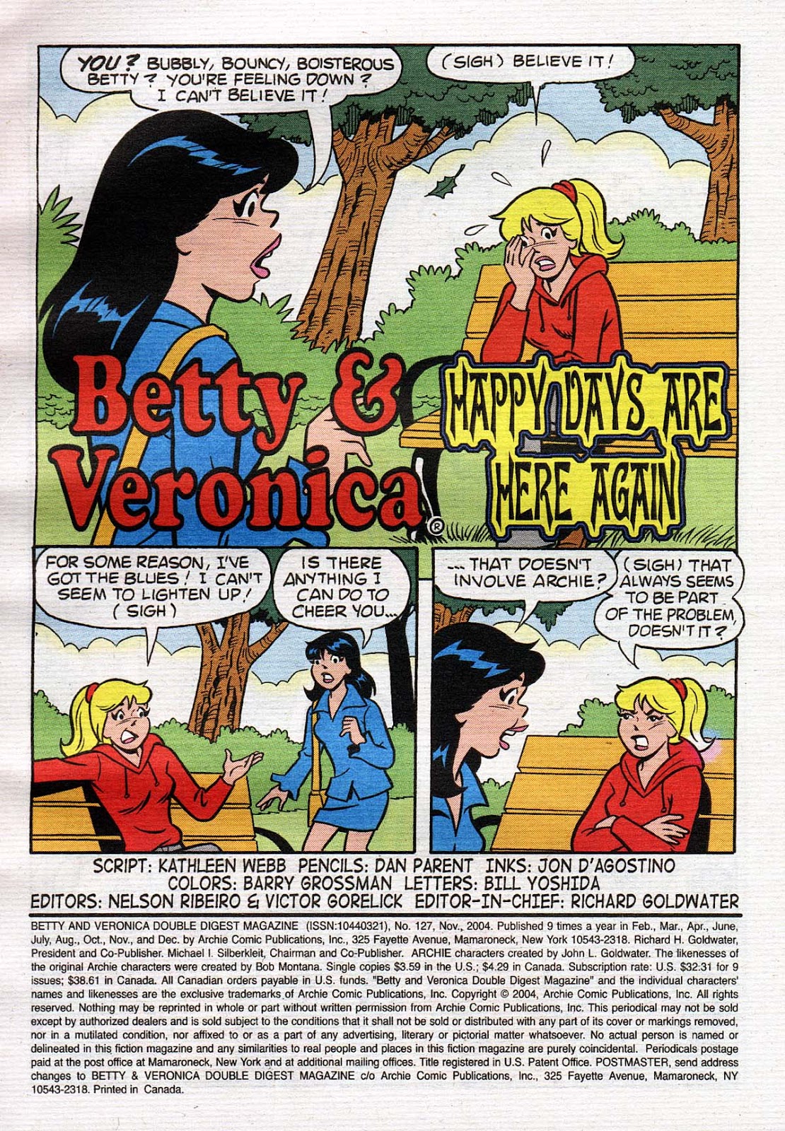 Betty and Veronica Double Digest issue 127 - Page 3