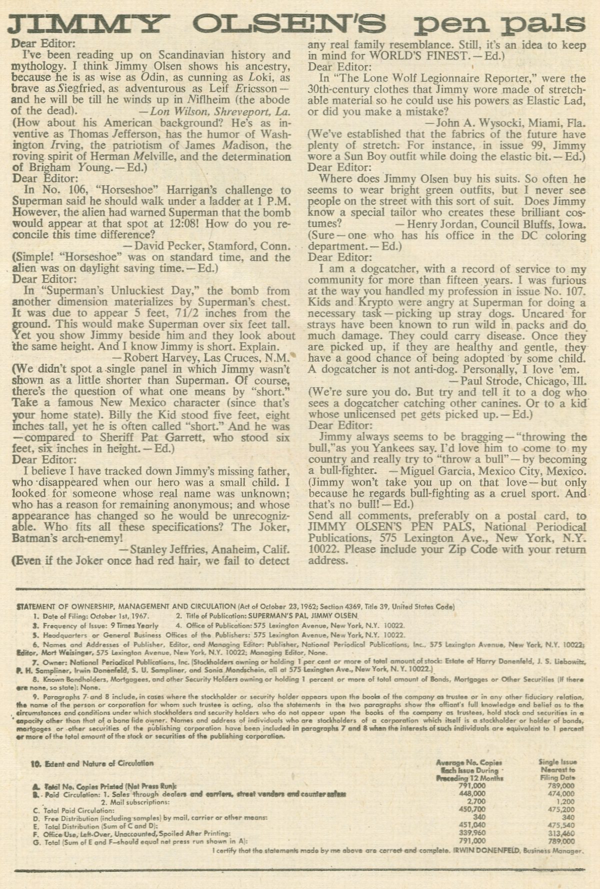Read online Superman's Pal Jimmy Olsen comic -  Issue #109 - 22