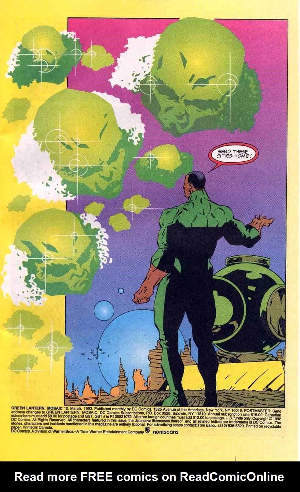 Read online Green Lantern: Mosaic comic -  Issue #10 - 2