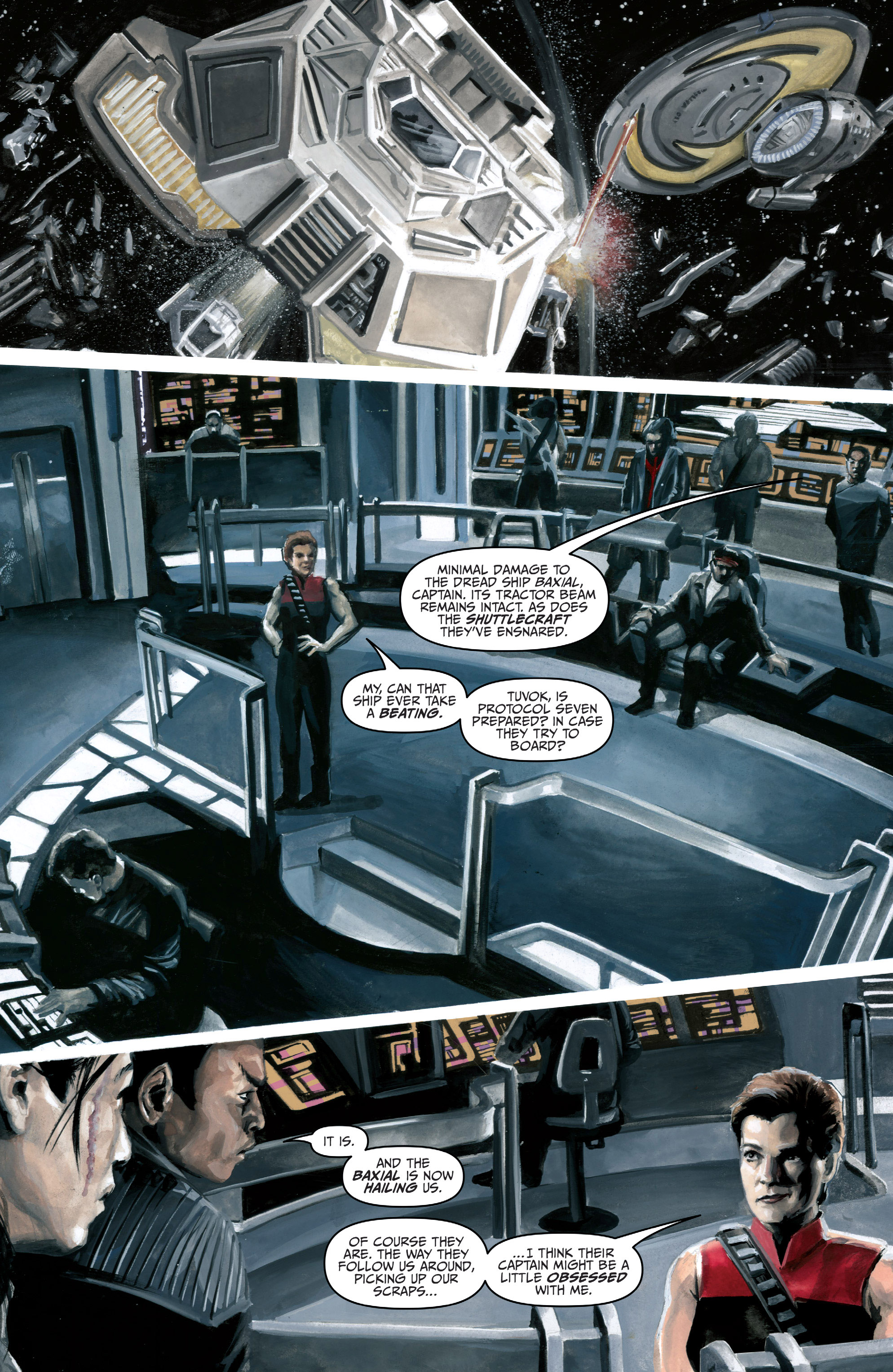 Read online Star Trek: Voyager: Mirrors and Smoke One-Shot comic -  Issue # Full - 3