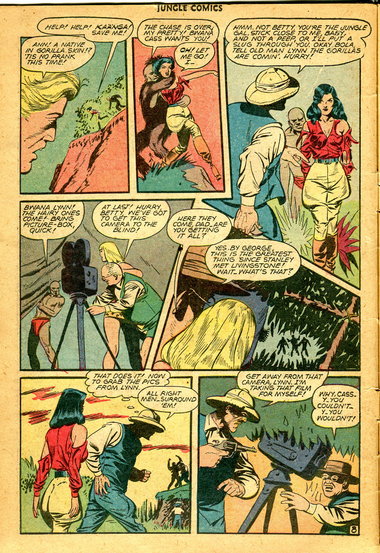 Read online Jungle Comics comic -  Issue #89 - 10