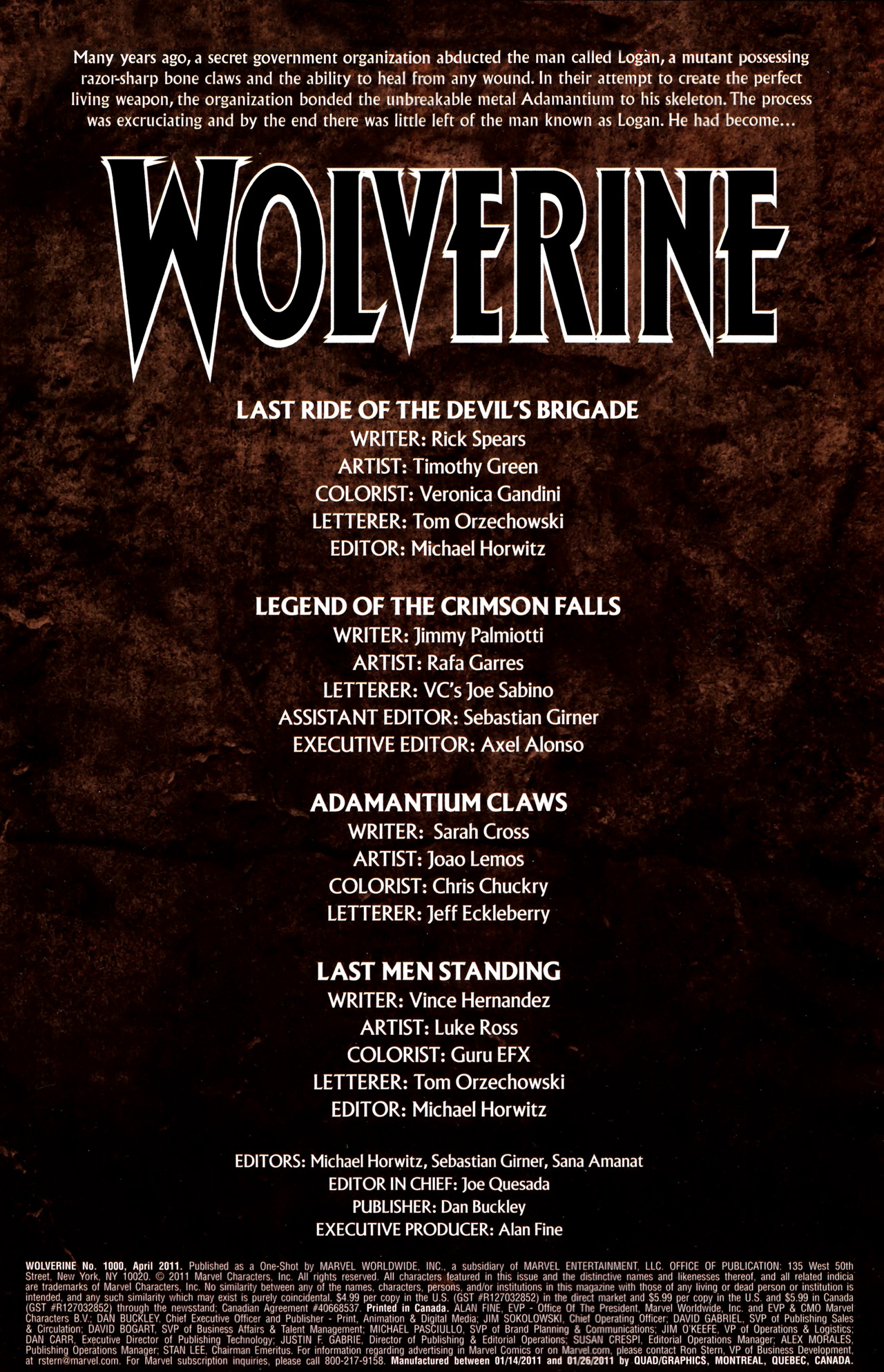 Wolverine (2010) Issue #1000 #41 - English 3