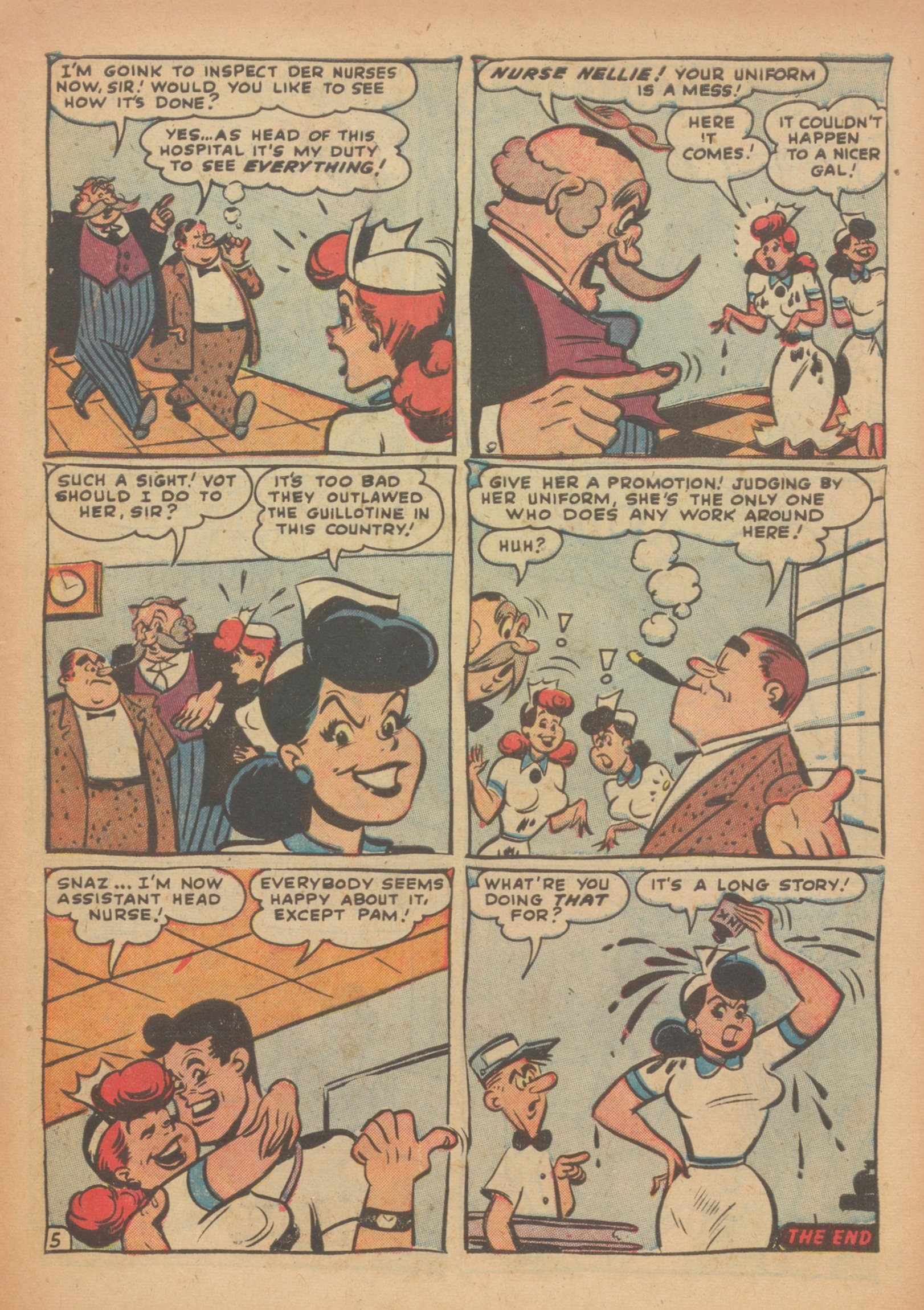 Read online Nellie The Nurse (1945) comic -  Issue #33 - 7
