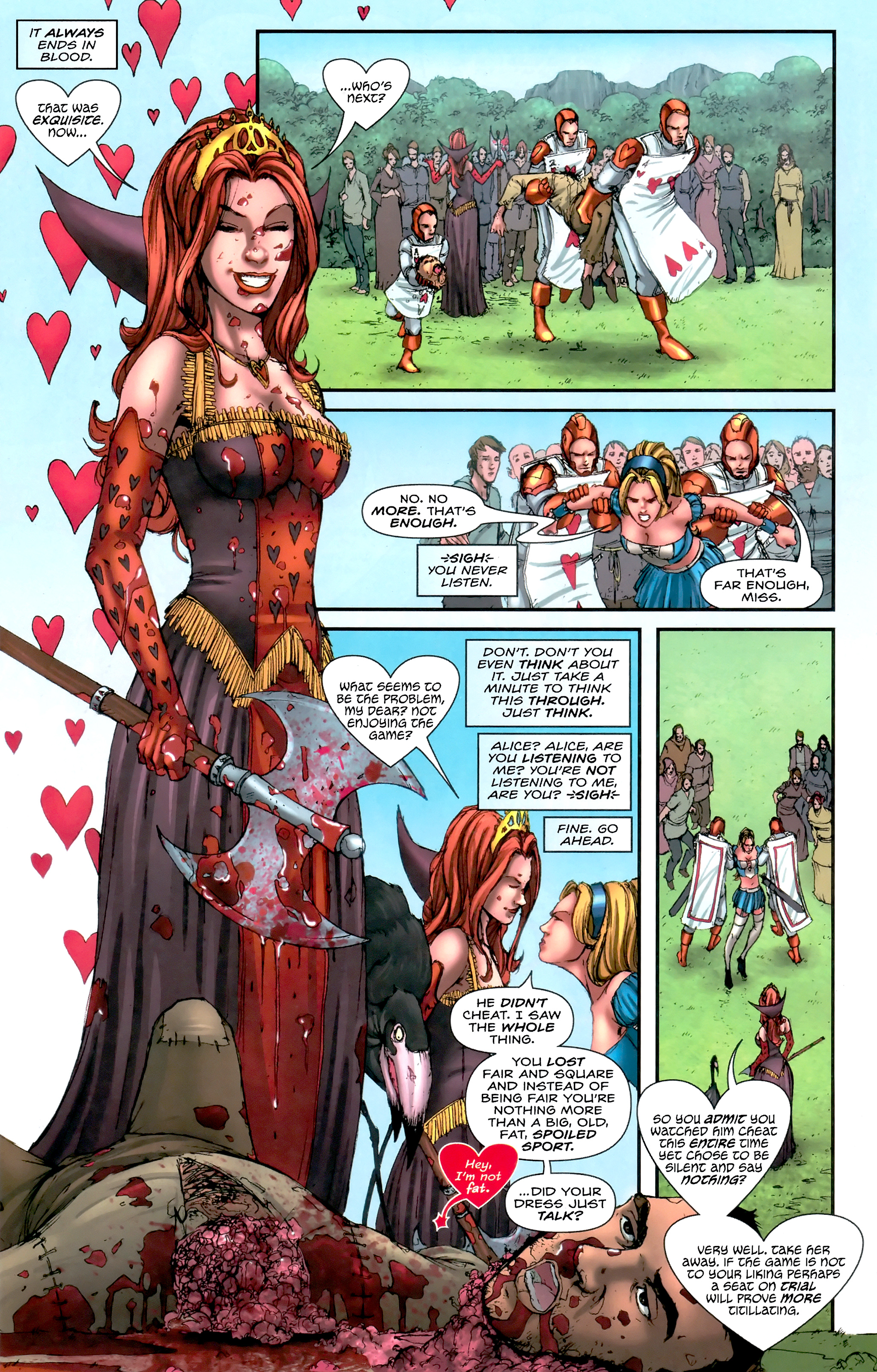 Read online Grimm Fairy Tales presents Alice in Wonderland comic -  Issue #4 - 16