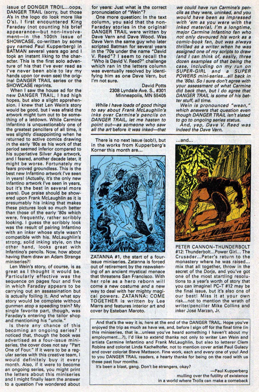 Read online Danger Trail (1993) comic -  Issue #4 - 25