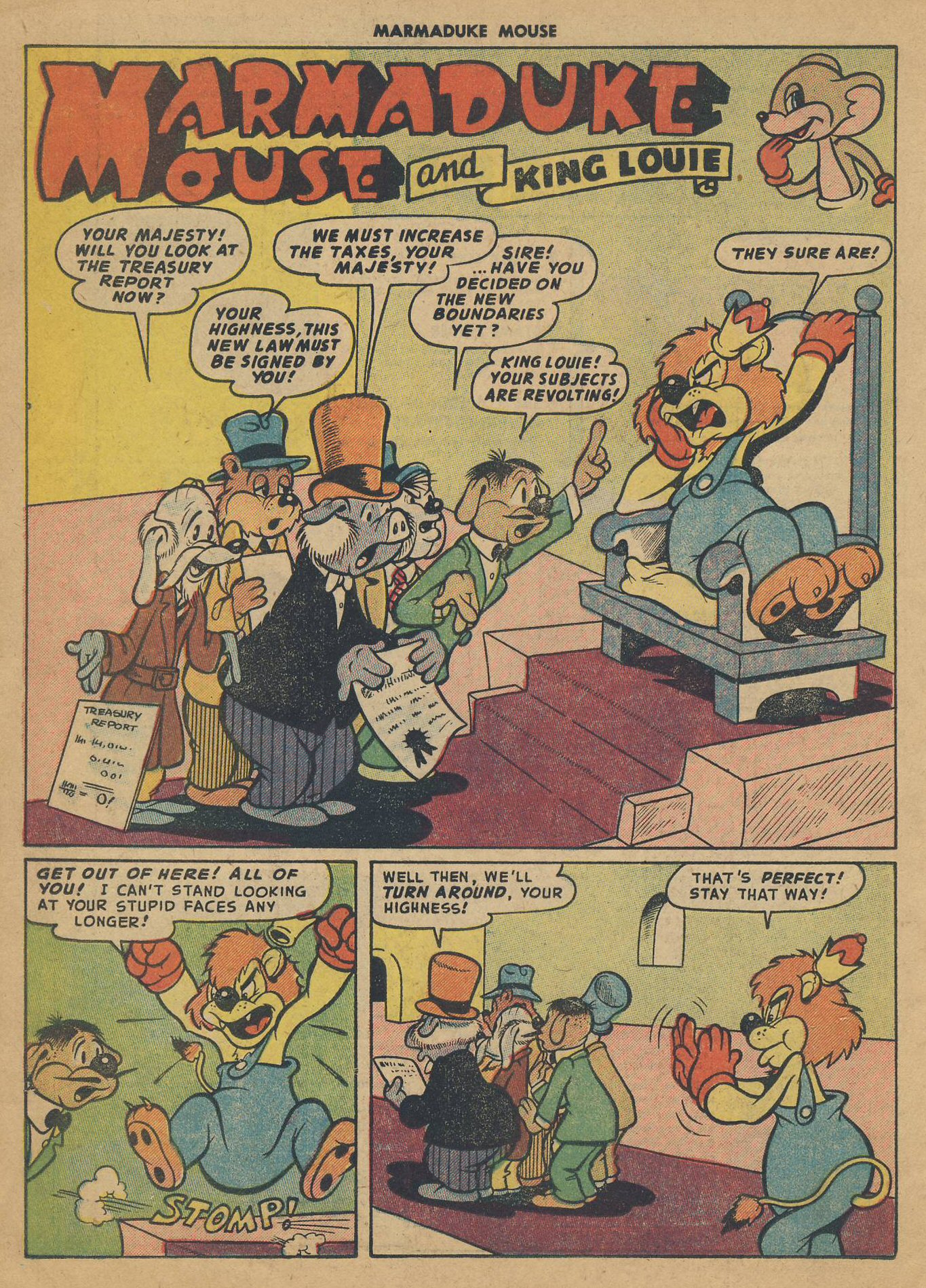 Read online Marmaduke Mouse comic -  Issue #54 - 18