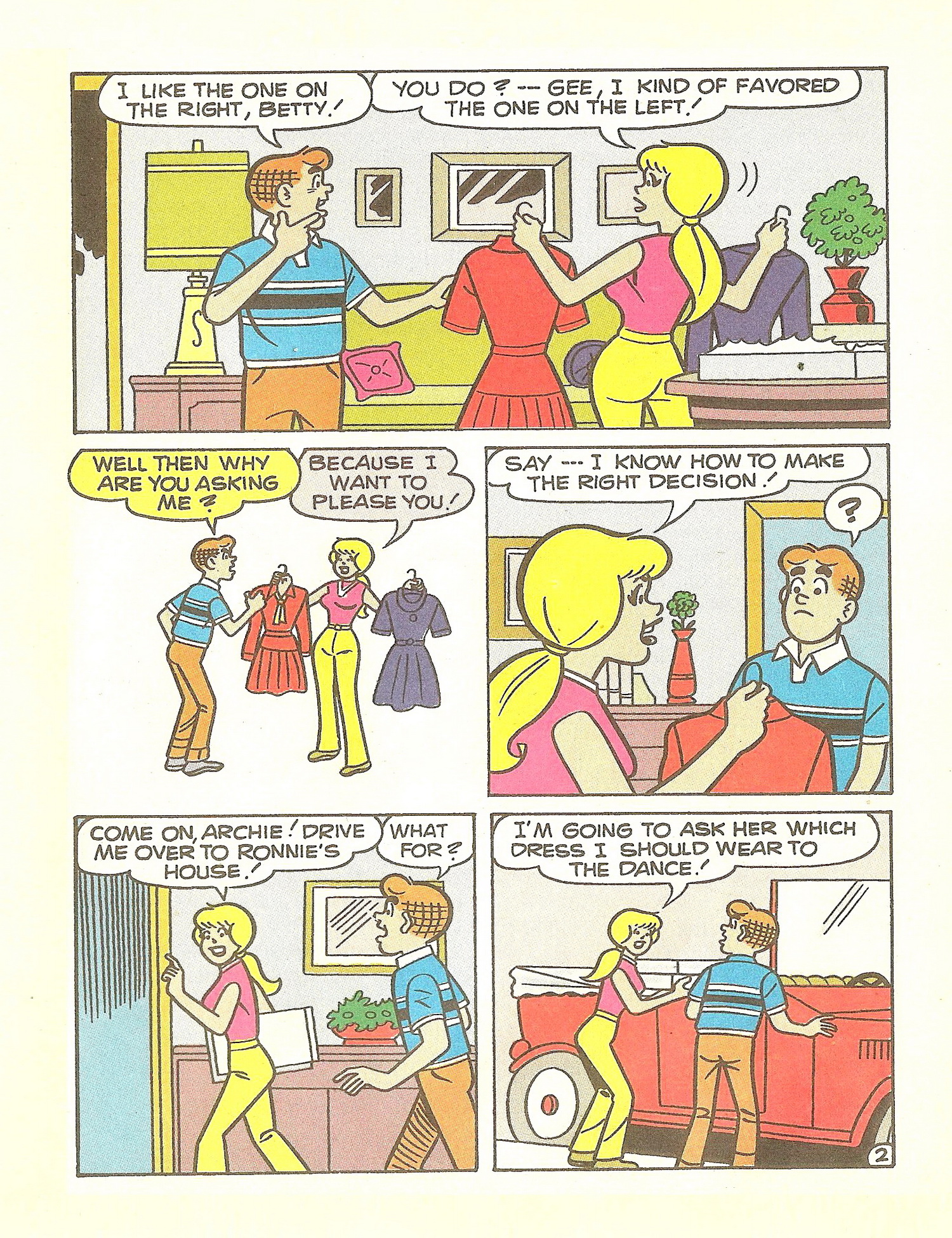 Read online Betty's Digest comic -  Issue #2 - 69