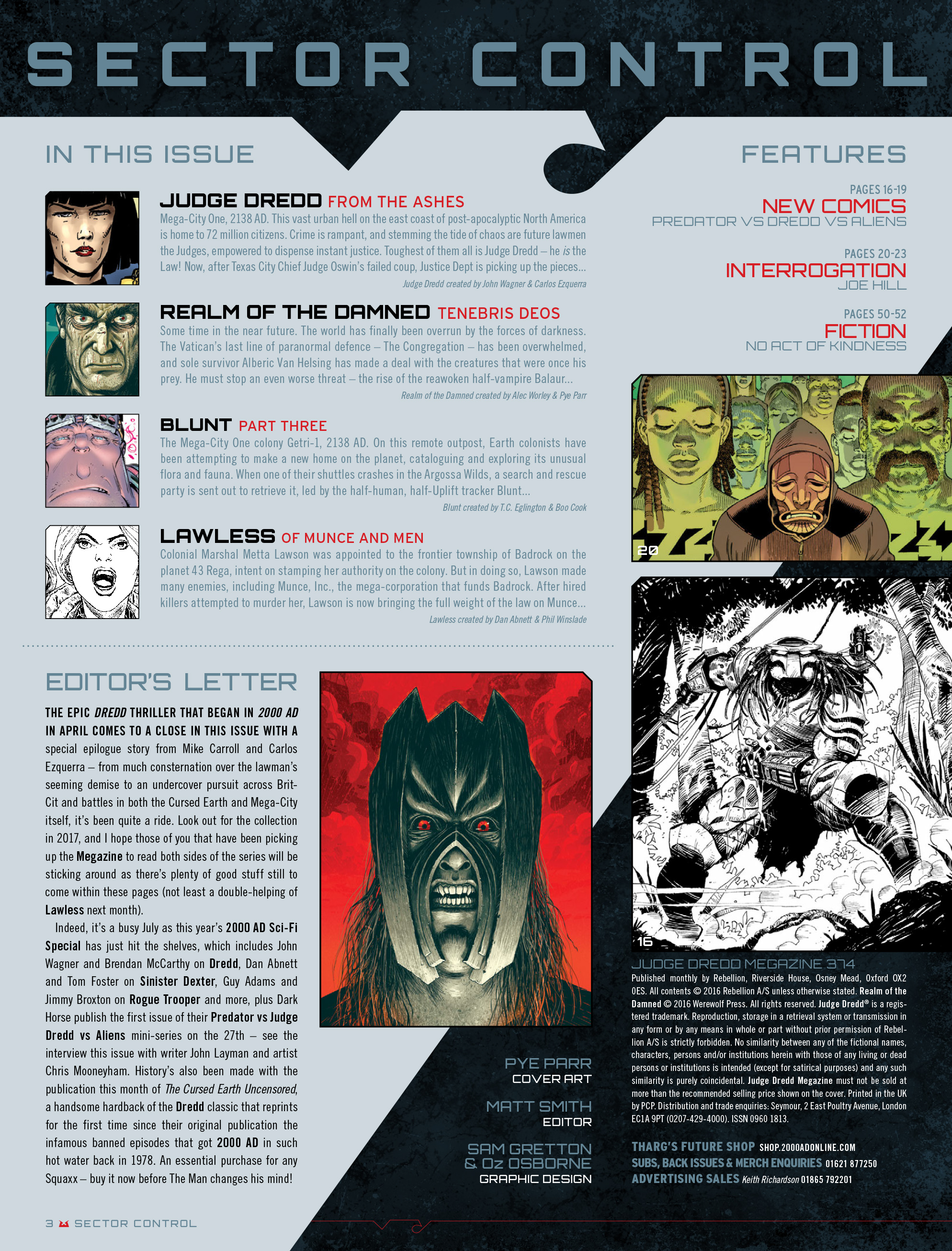 Read online Judge Dredd Megazine (Vol. 5) comic -  Issue #374 - 3