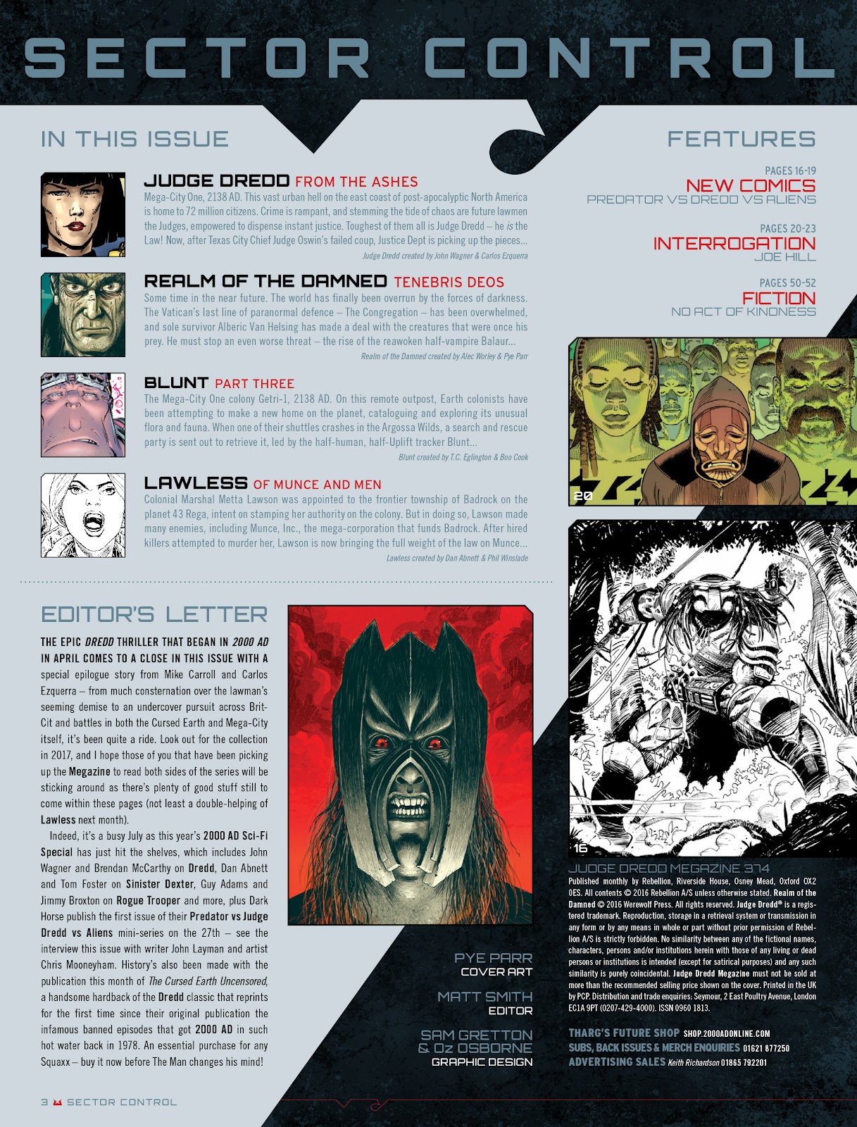 Judge Dredd Megazine (Vol. 5) issue 374 - Page 3