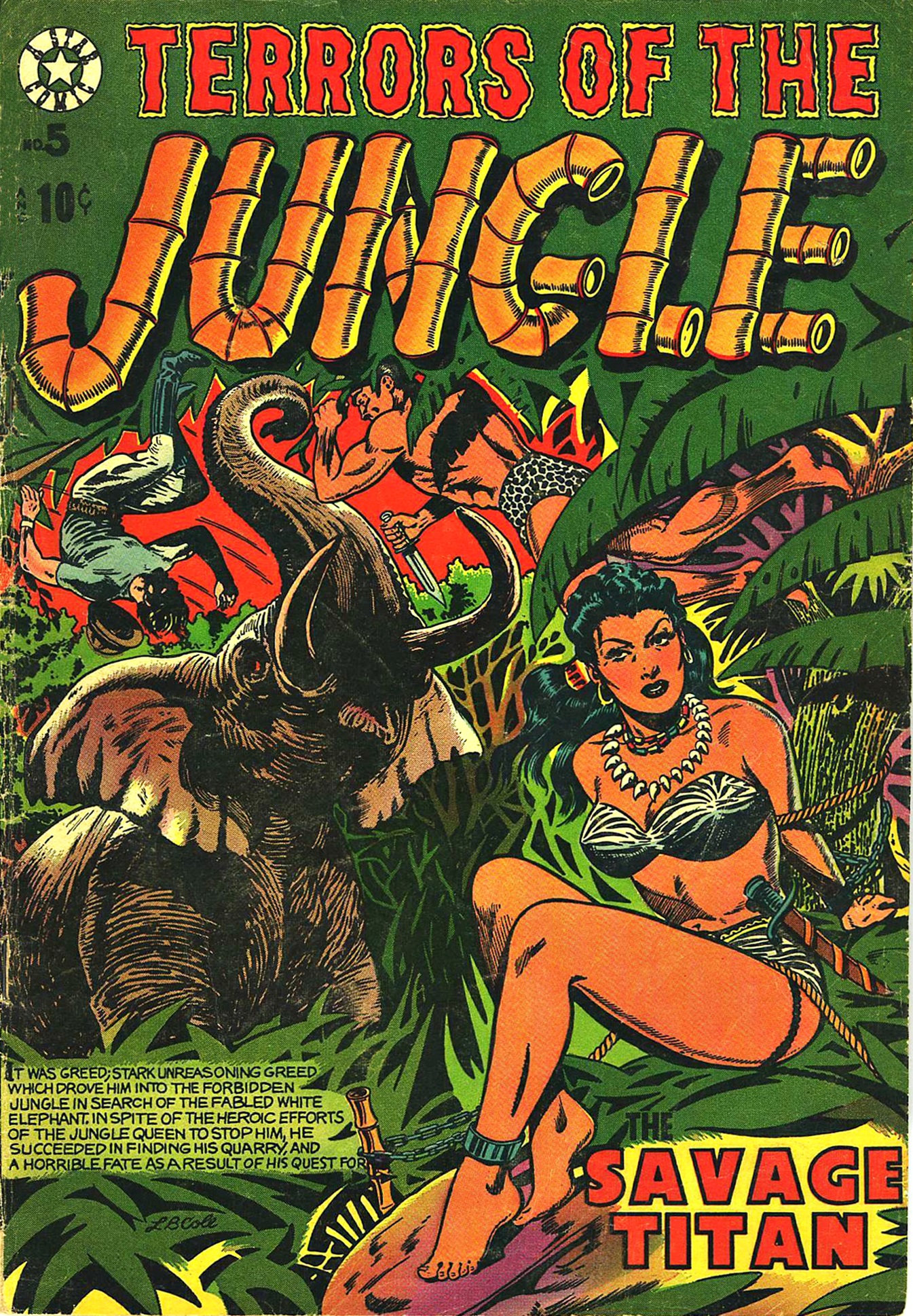 Read online Terrors of the Jungle comic -  Issue #5 - 1
