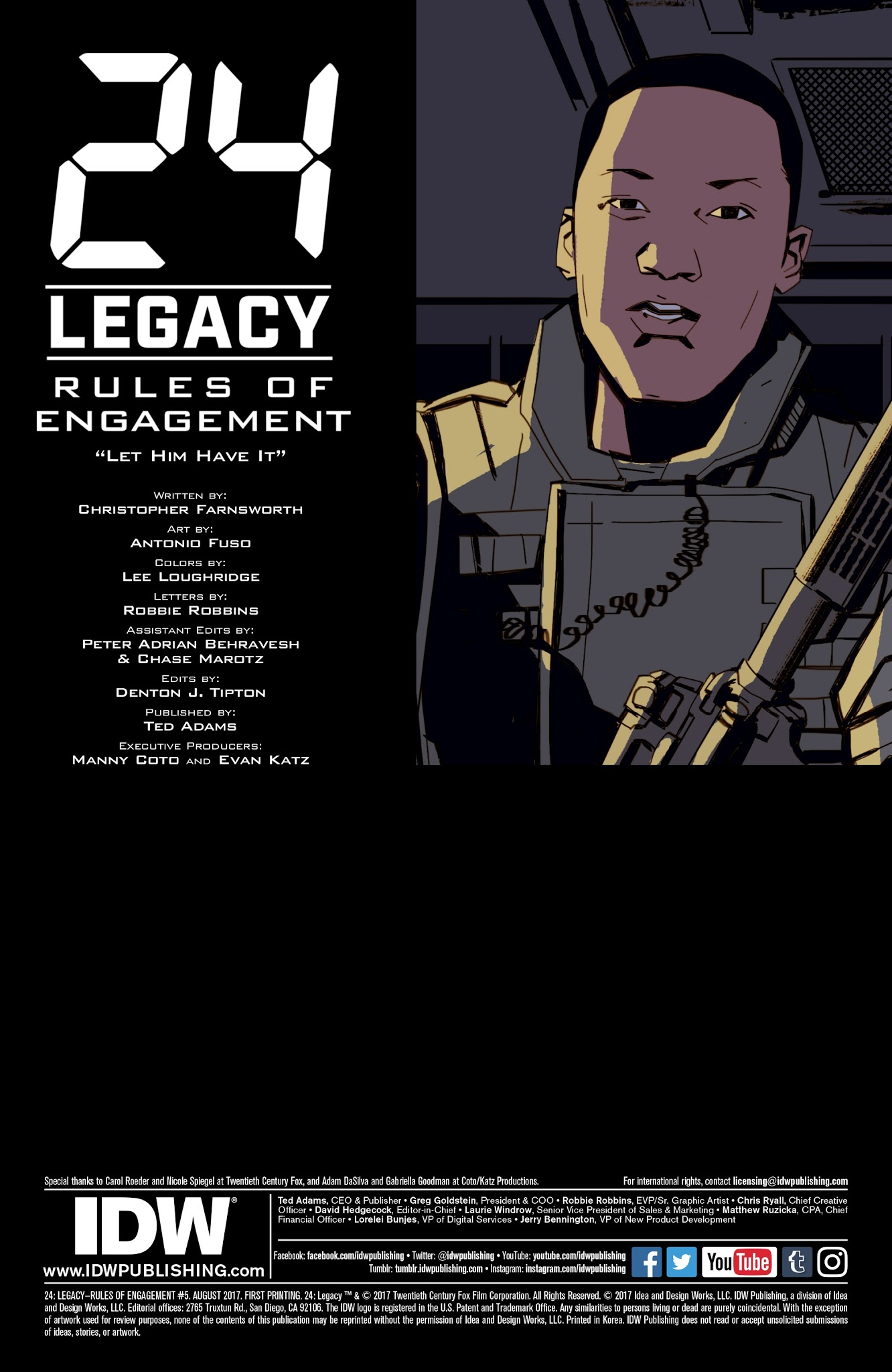 Read online 24: Legacy - Rules of Engagement comic -  Issue #5 - 2