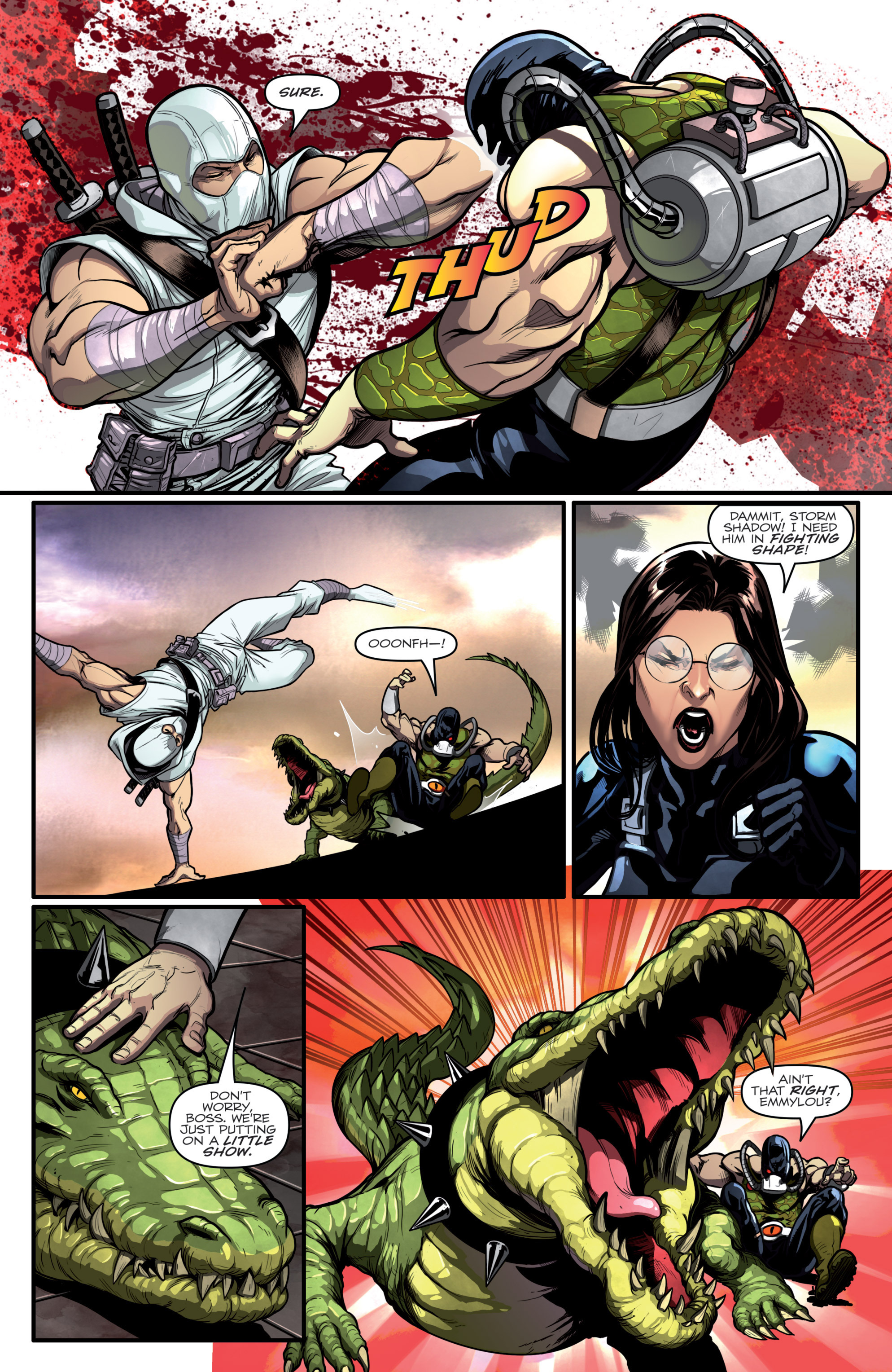 Read online Street Fighter X G.I. Joe comic -  Issue #2 - 14