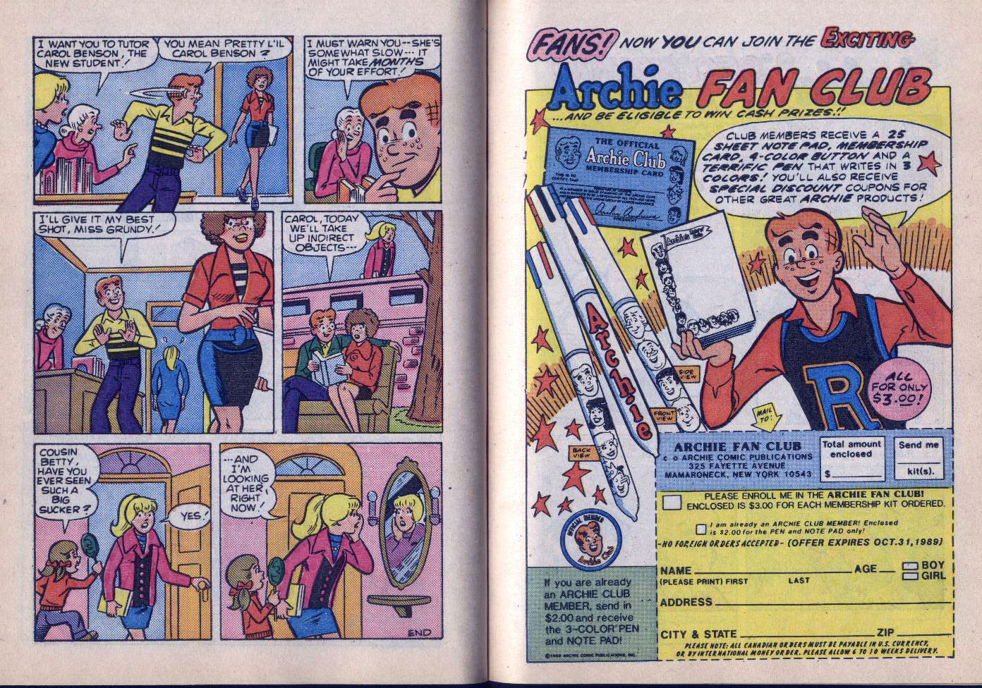 Read online Archie...Archie Andrews, Where Are You? Digest Magazine comic -  Issue #62 - 53