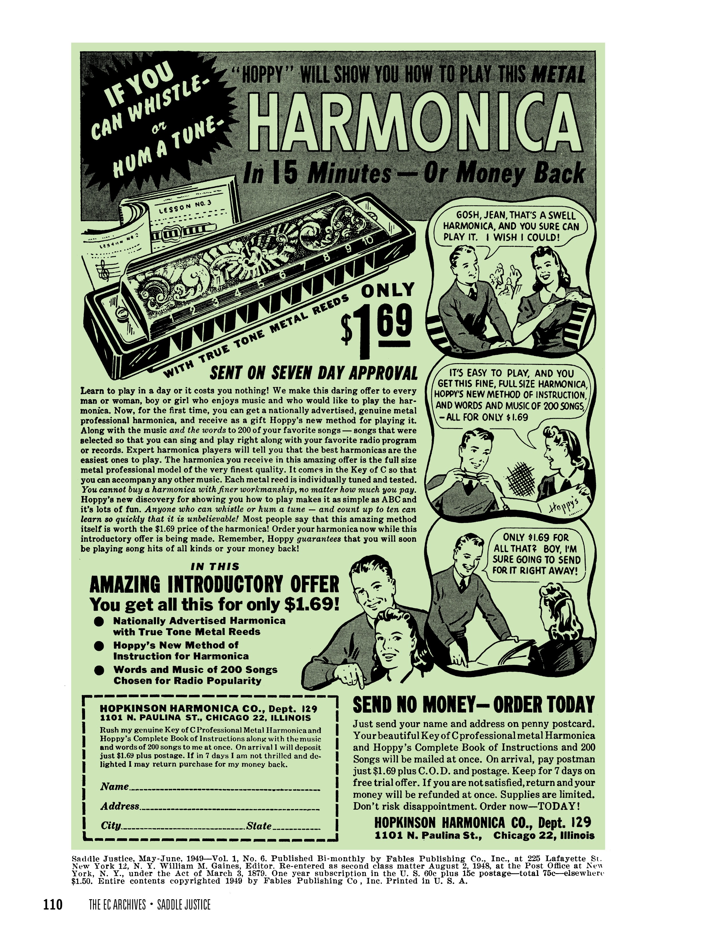 Read online The EC Archives: Saddle Justice comic -  Issue # TPB (Part 2) - 12