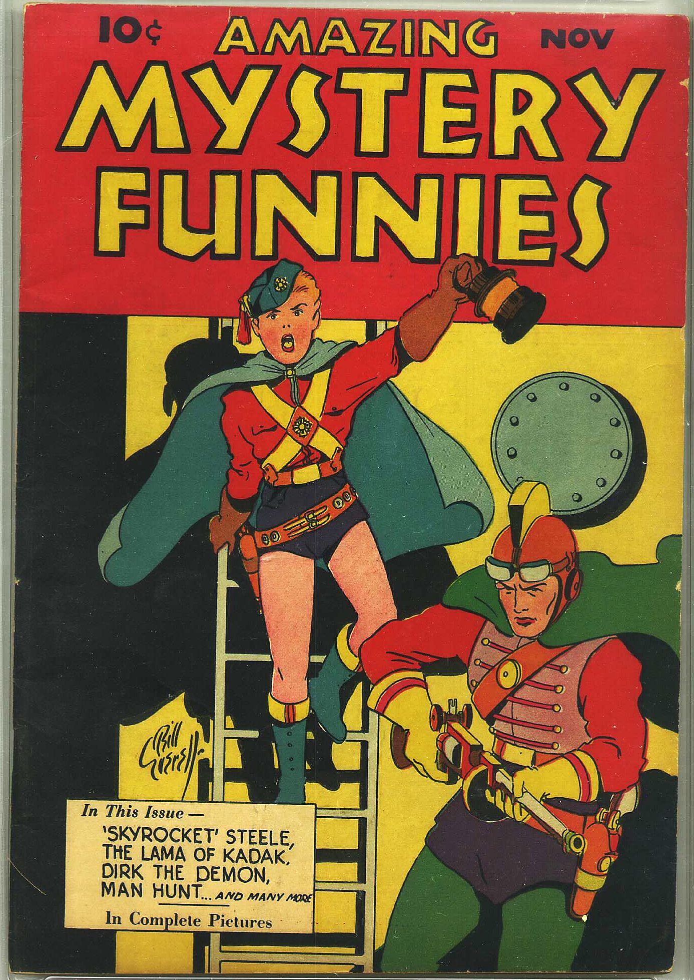 Read online Amazing Mystery Funnies comic -  Issue #3 - 1