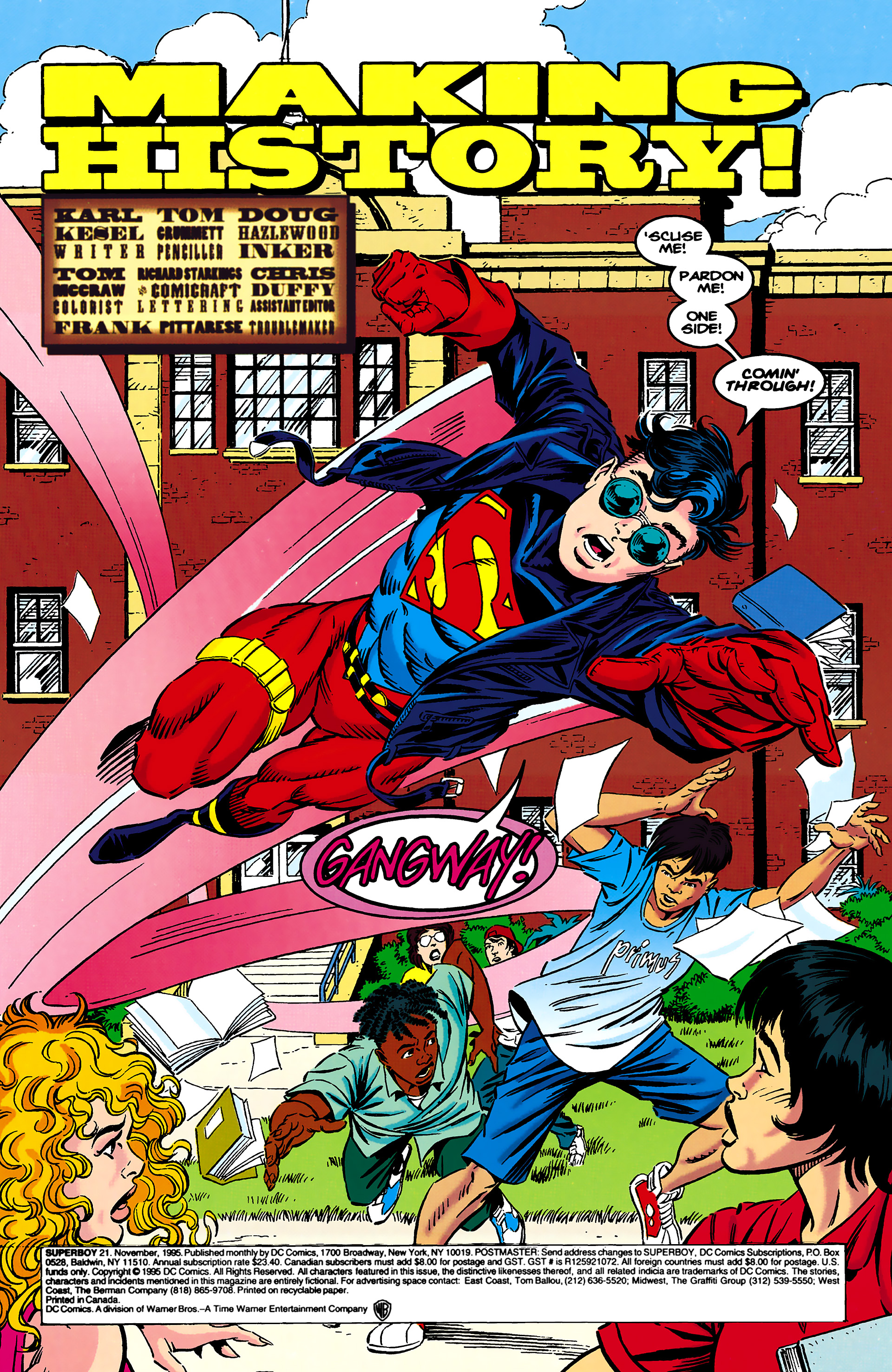 Superboy (1994) 21 Page 1