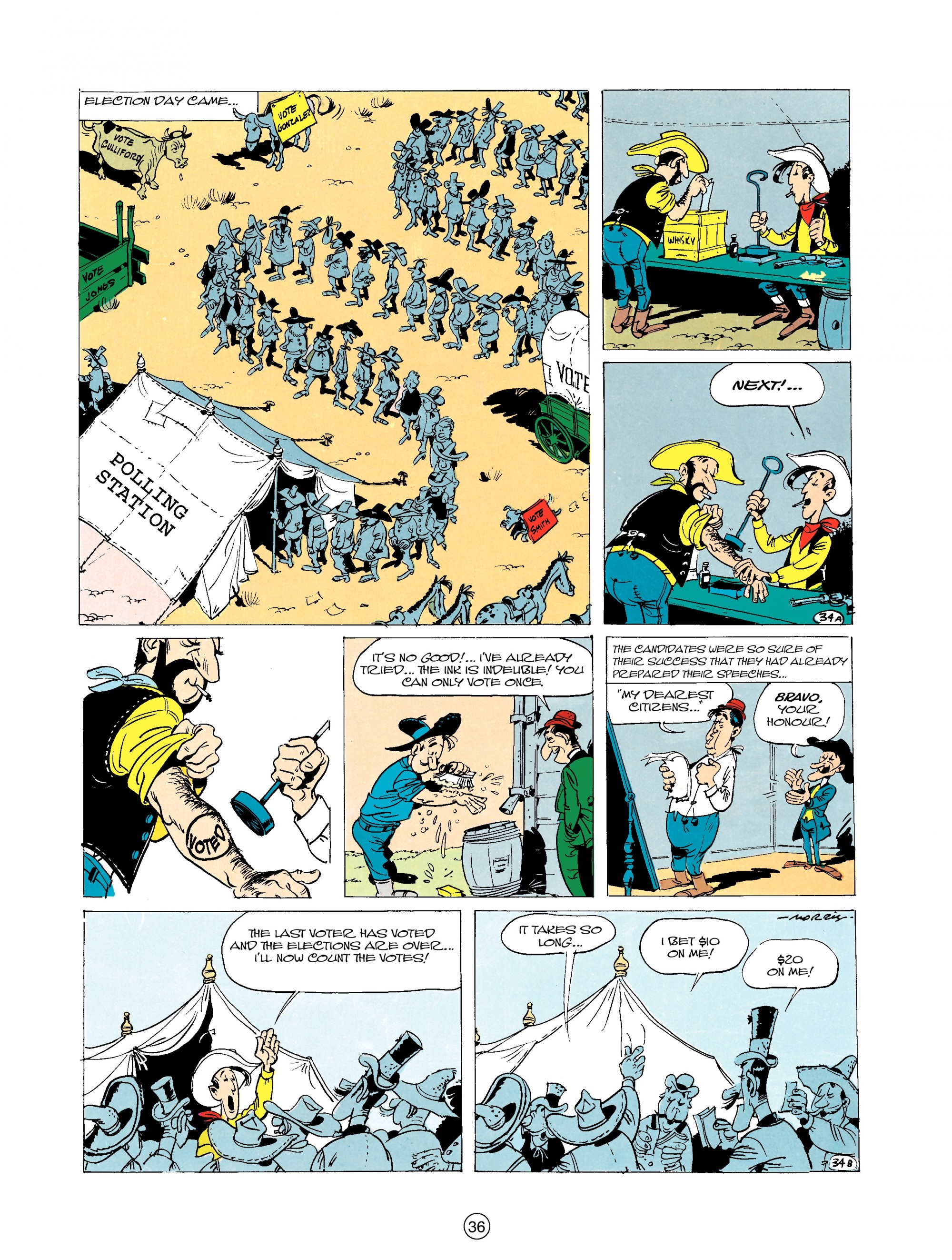 Read online A Lucky Luke Adventure comic -  Issue #20 - 36