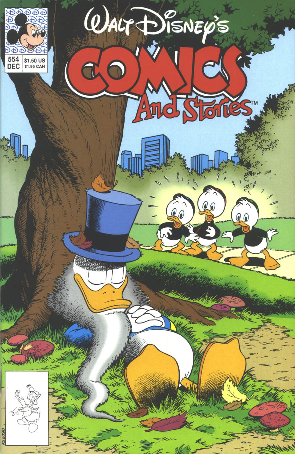 Read online Walt Disney's Comics and Stories comic -  Issue #554 - 1