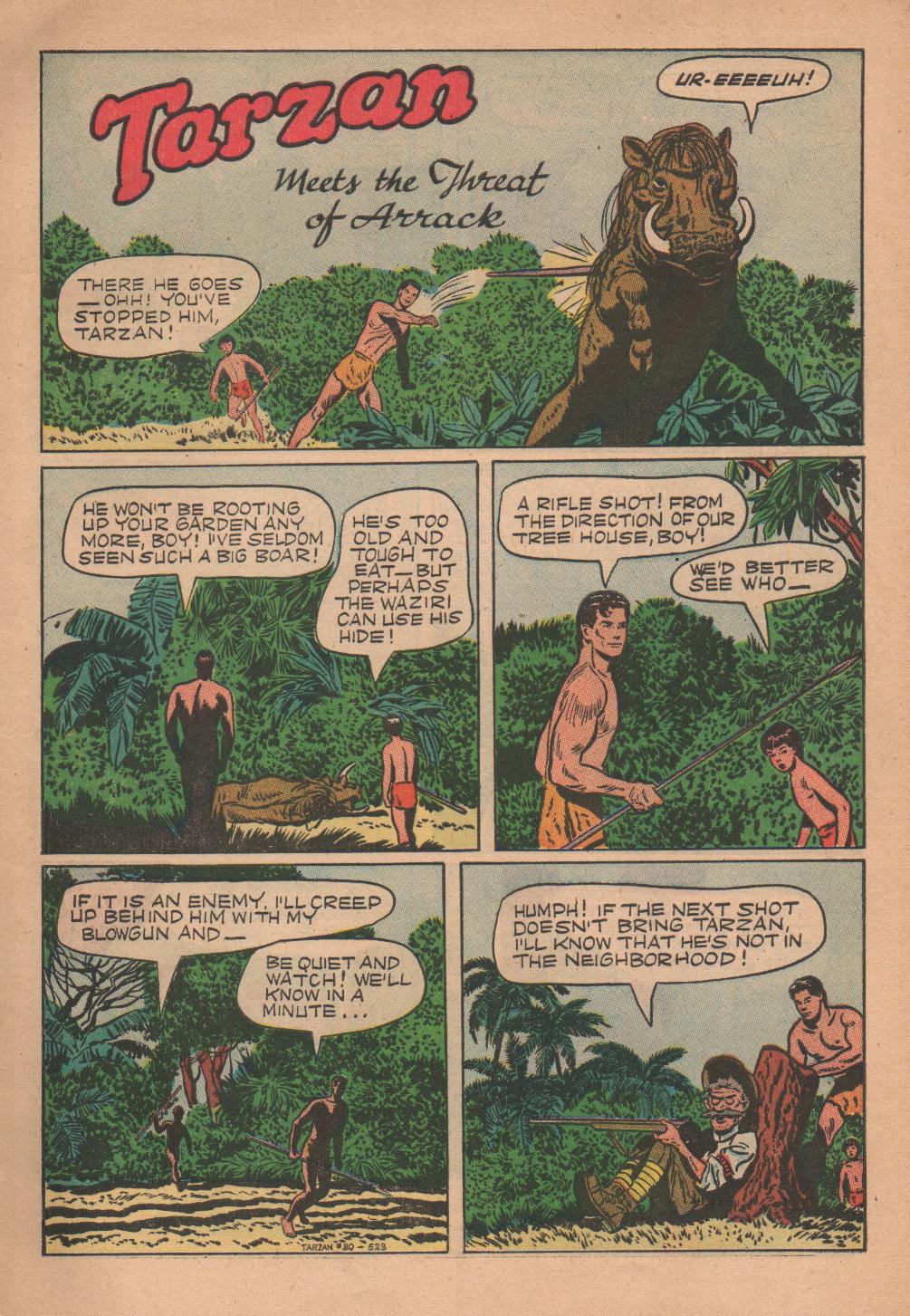 Read online Tarzan (1948) comic -  Issue #30 - 3