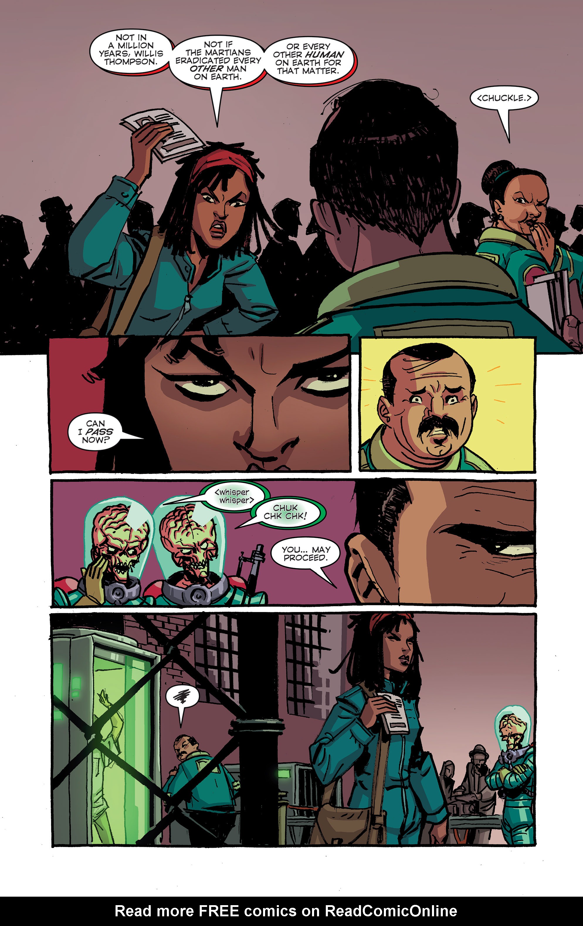 Read online Mars Attacks: Occupation comic -  Issue #1 - 13