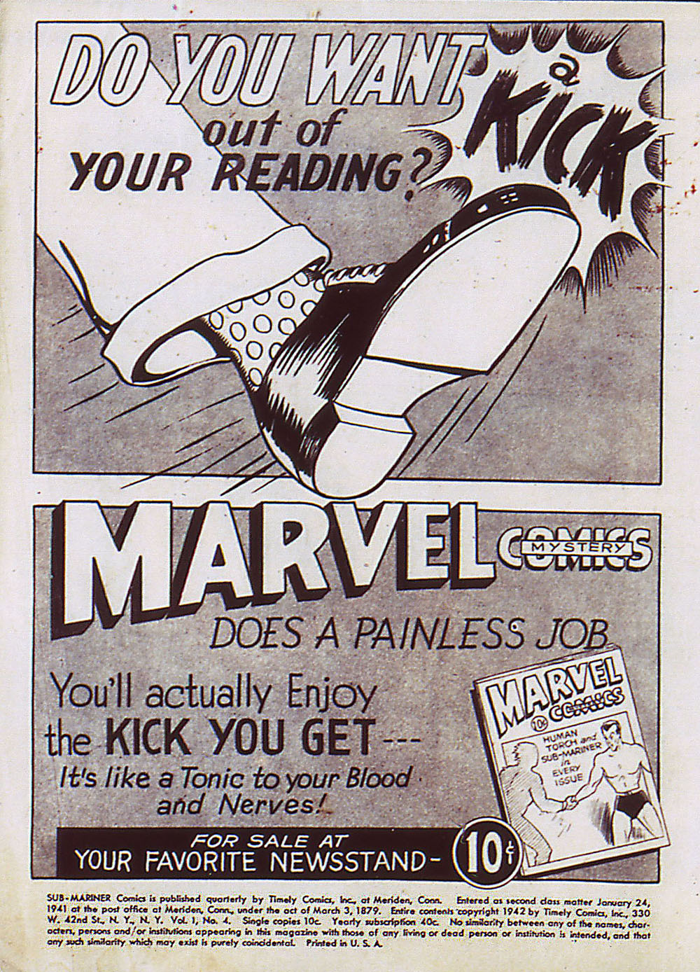 Read online Sub-Mariner Comics comic -  Issue #4 - 3
