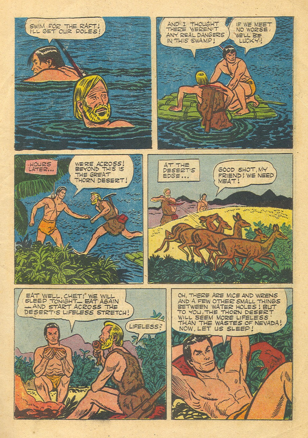 Read online Tarzan (1948) comic -  Issue #64 - 7