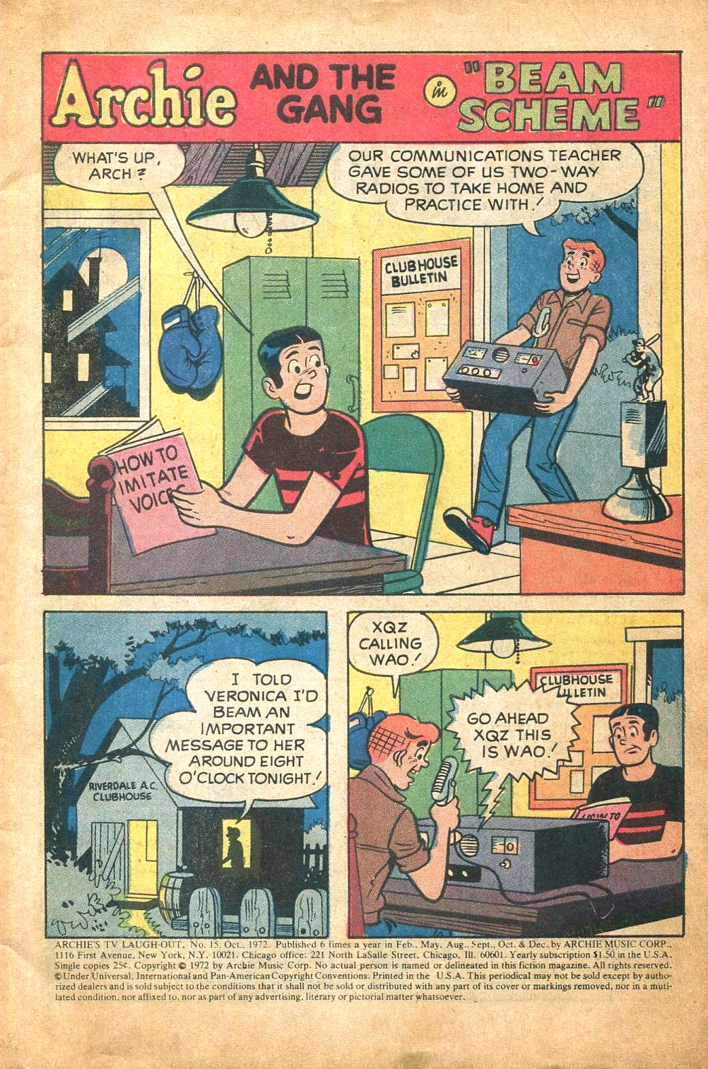 Read online Archie's TV Laugh-Out comic -  Issue #15 - 3