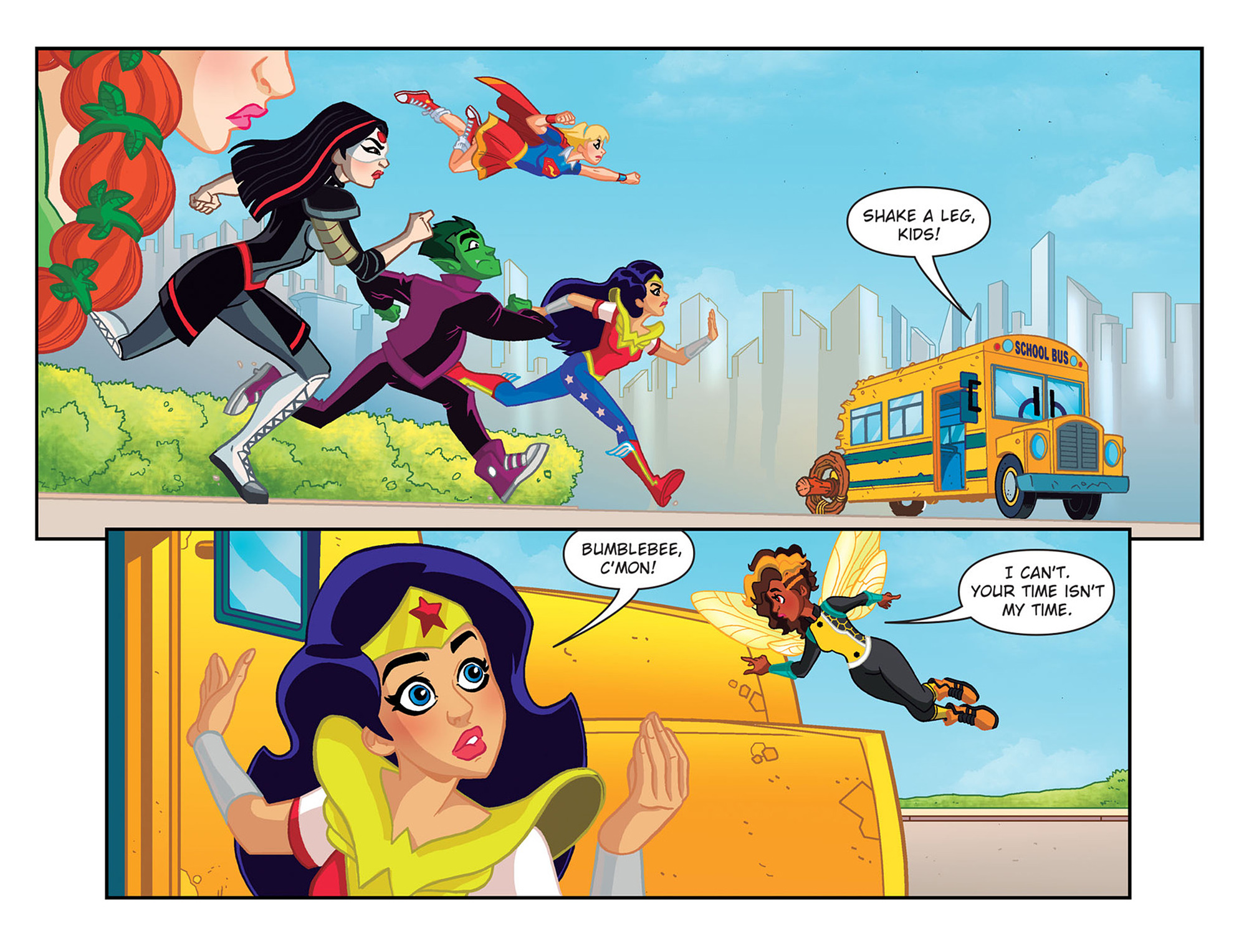 Read online DC Super Hero Girls: Past Times at Super Hero High comic -  Issue #10 - 16