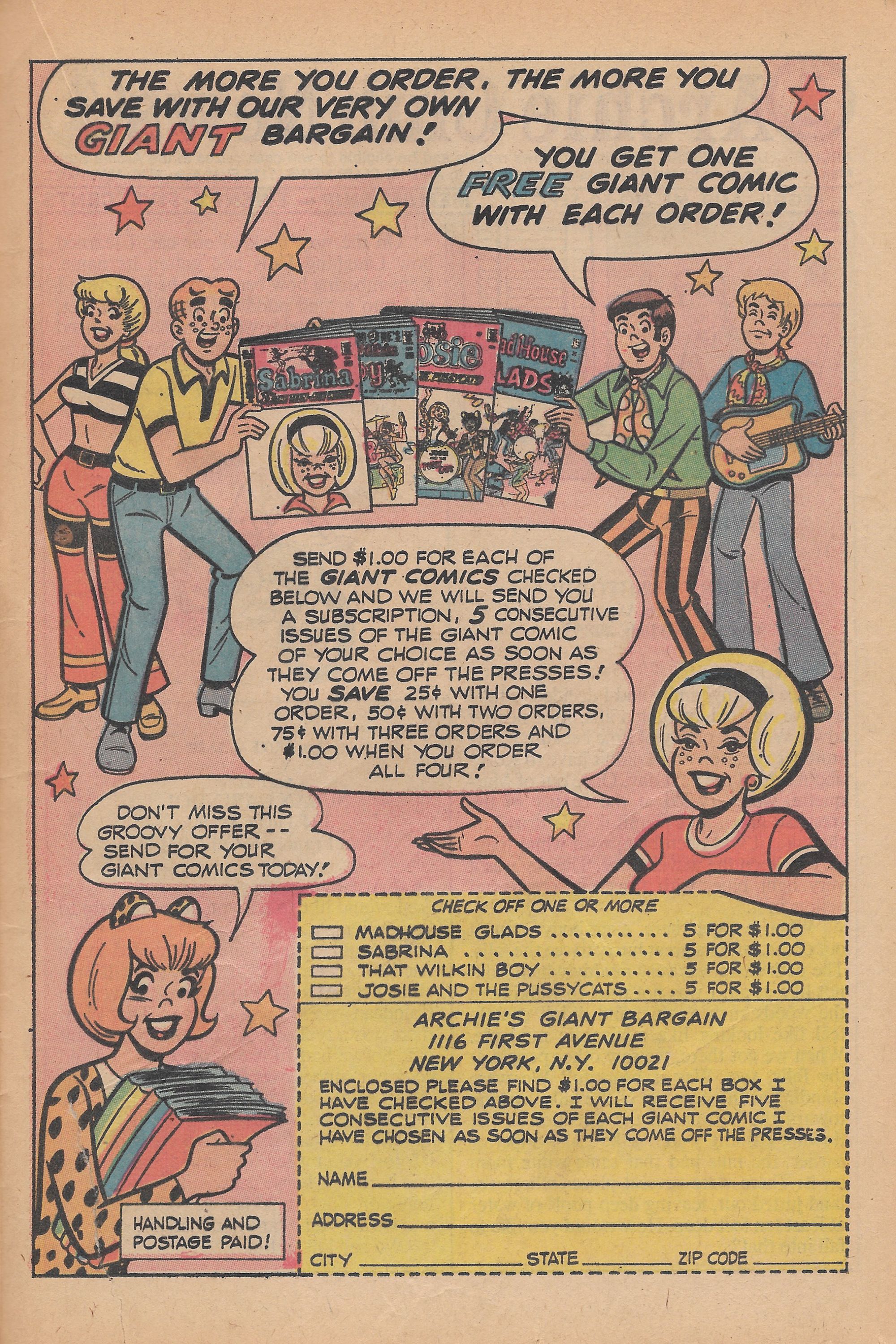 Read online Reggie and Me (1966) comic -  Issue #50 - 37