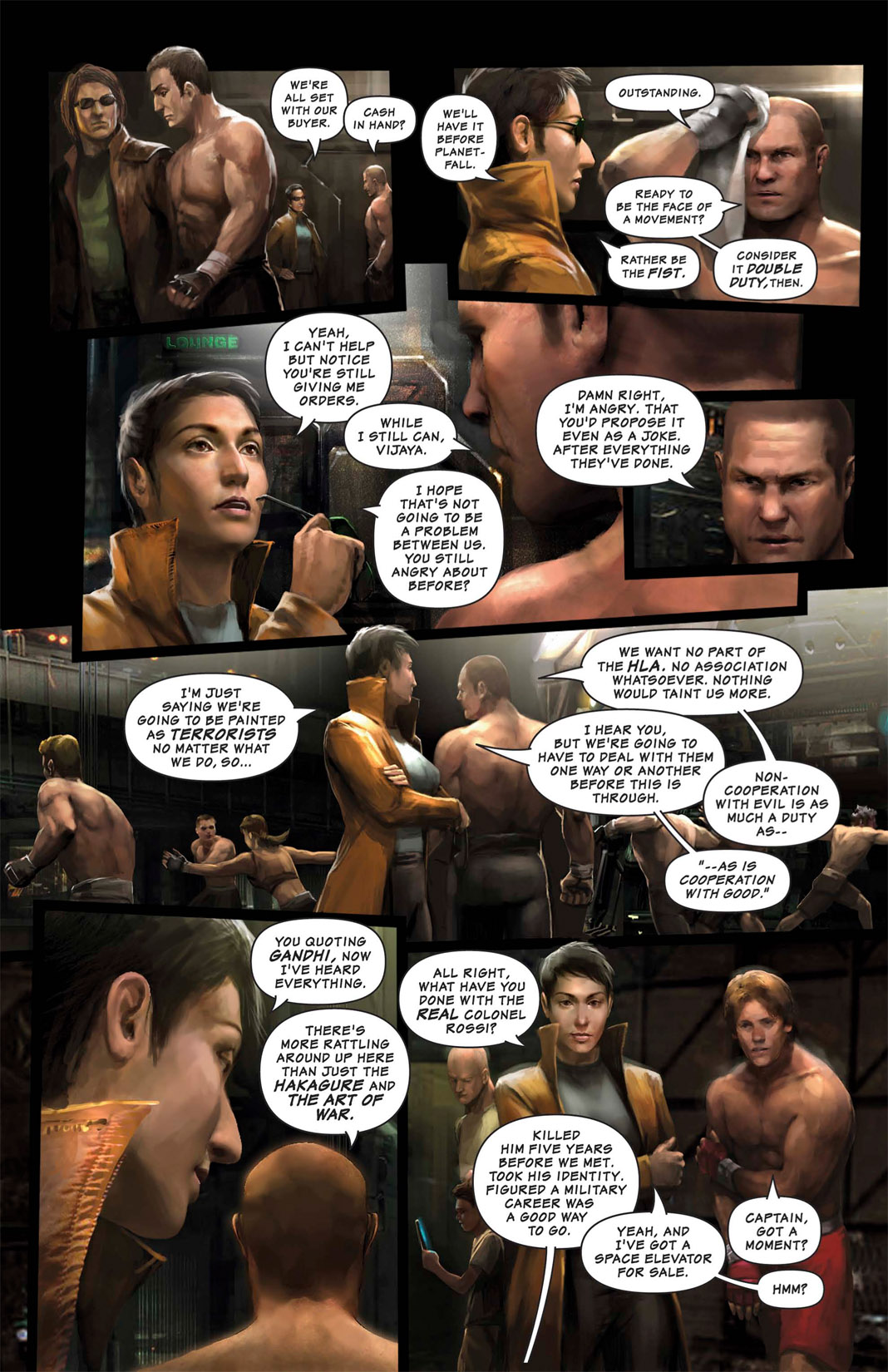 Read online Shrapnel: Hubris comic -  Issue #3 - 10
