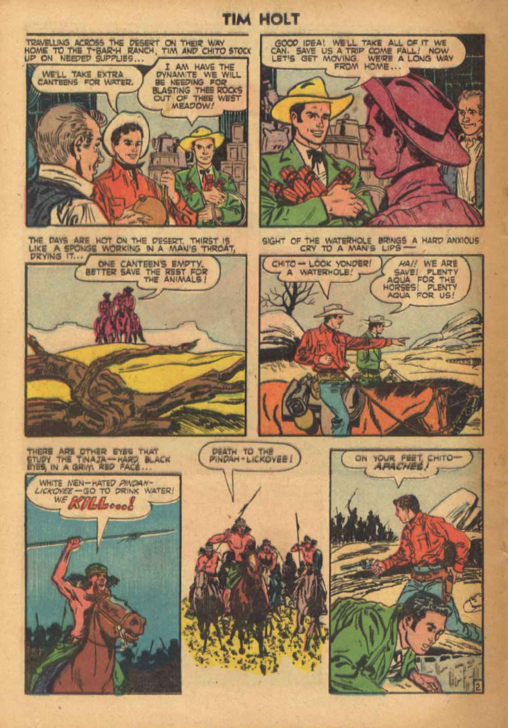 Read online Tim Holt comic -  Issue #30 - 22