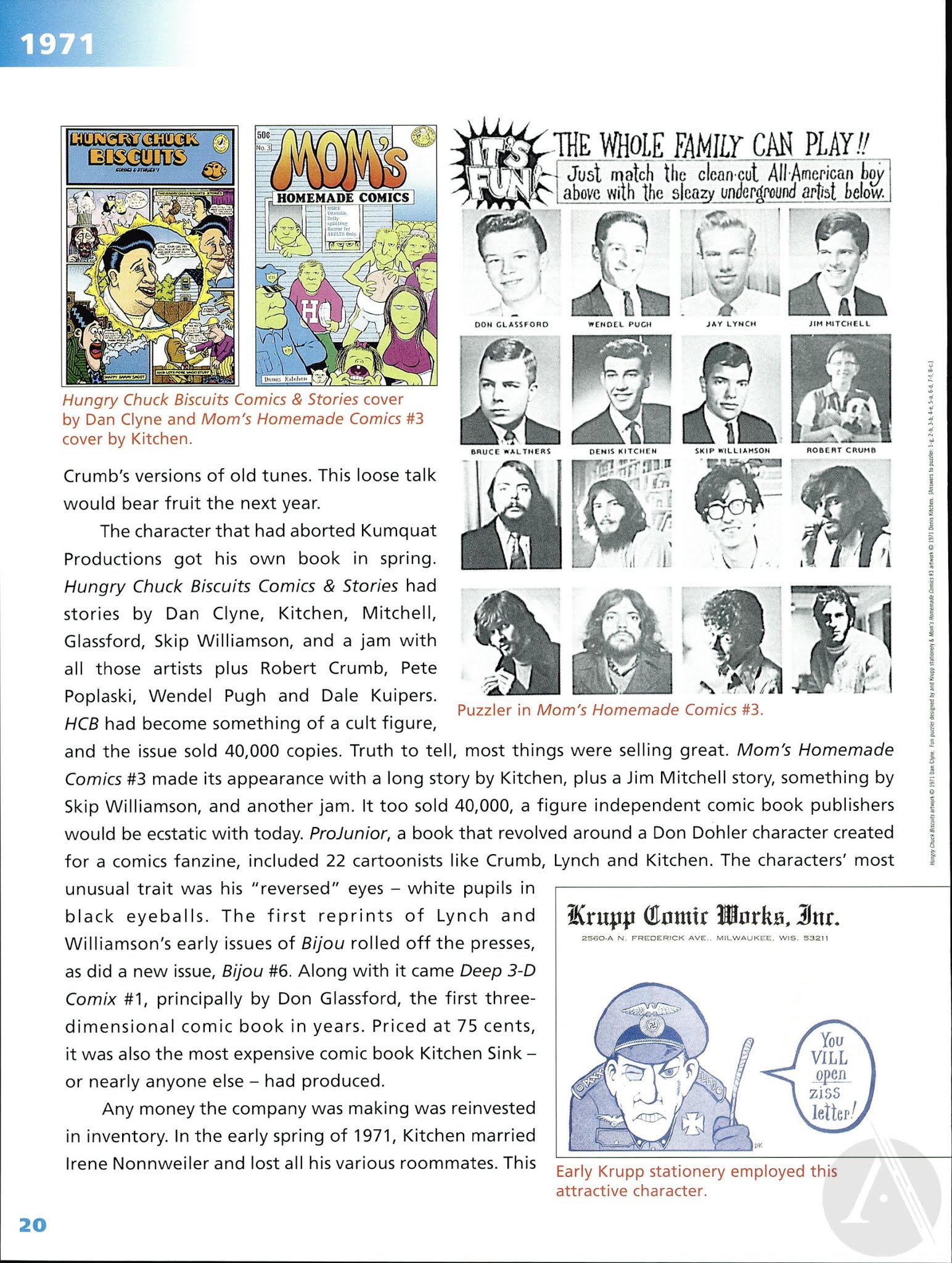 Read online Kitchen Sink Press: The First 25 Years comic -  Issue # TPB - 22
