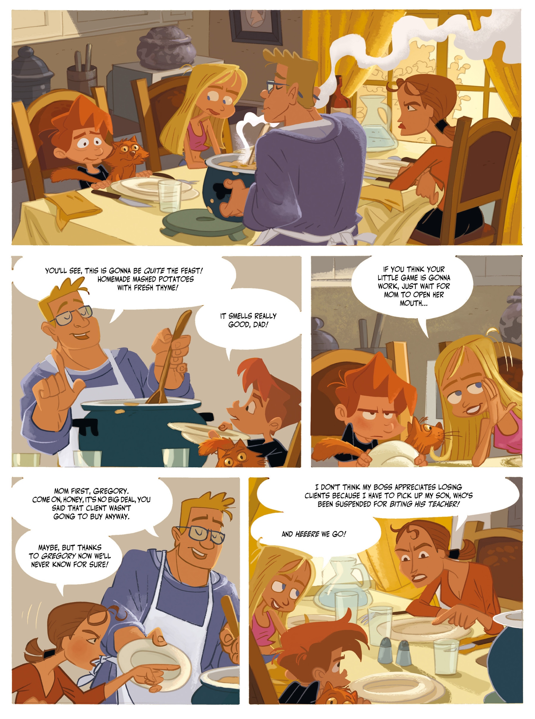 Read online Gregory and the Gargoyles comic -  Issue #3 - 6