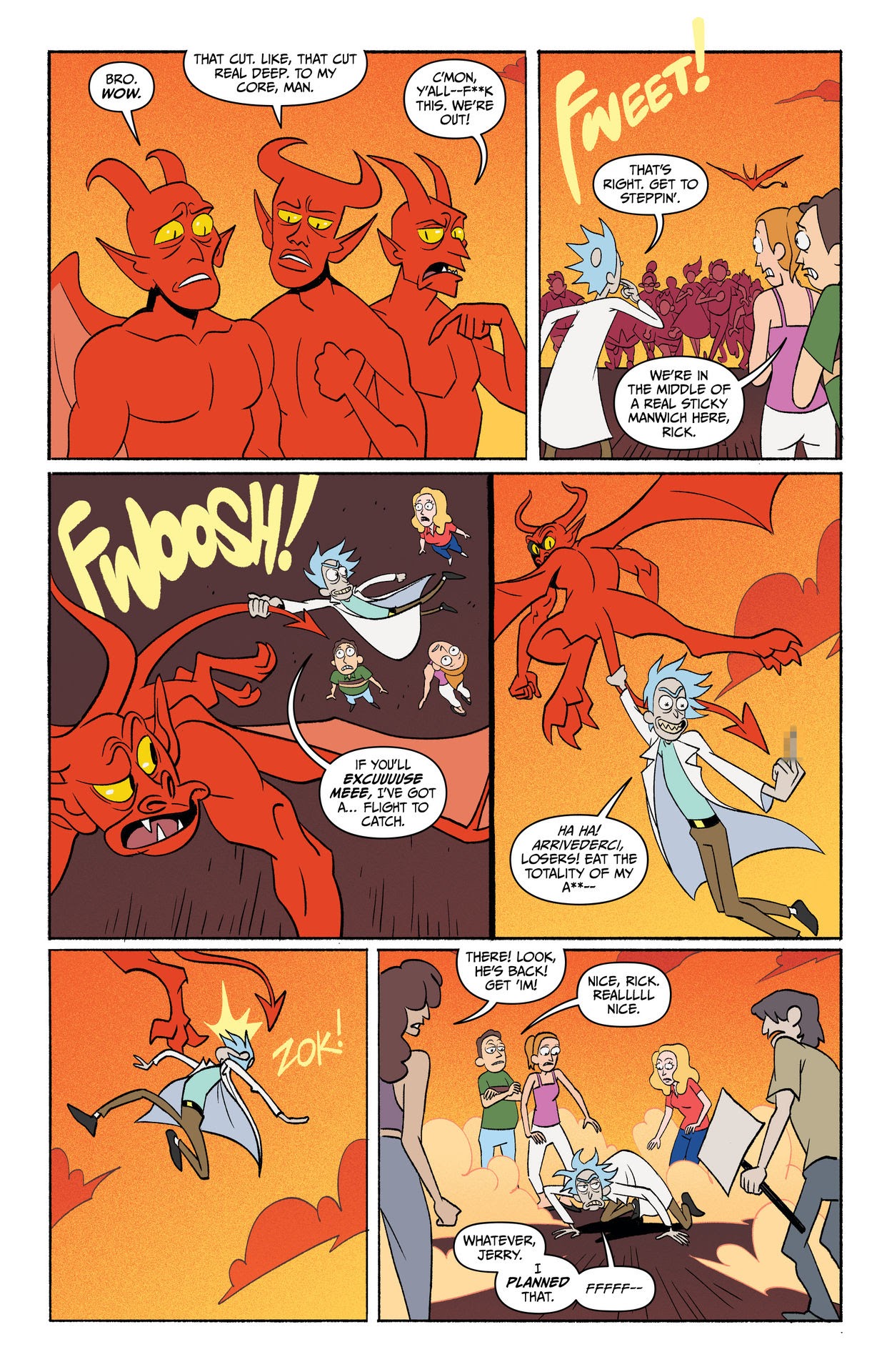 Read online Rick and Morty: Go to Hell comic -  Issue #5 - 5