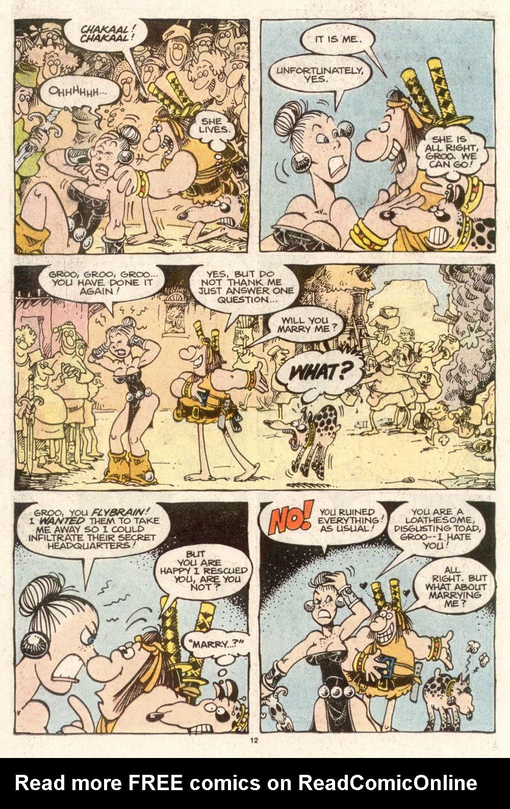 Read online Sergio Aragonés Groo the Wanderer comic -  Issue #50 - 12