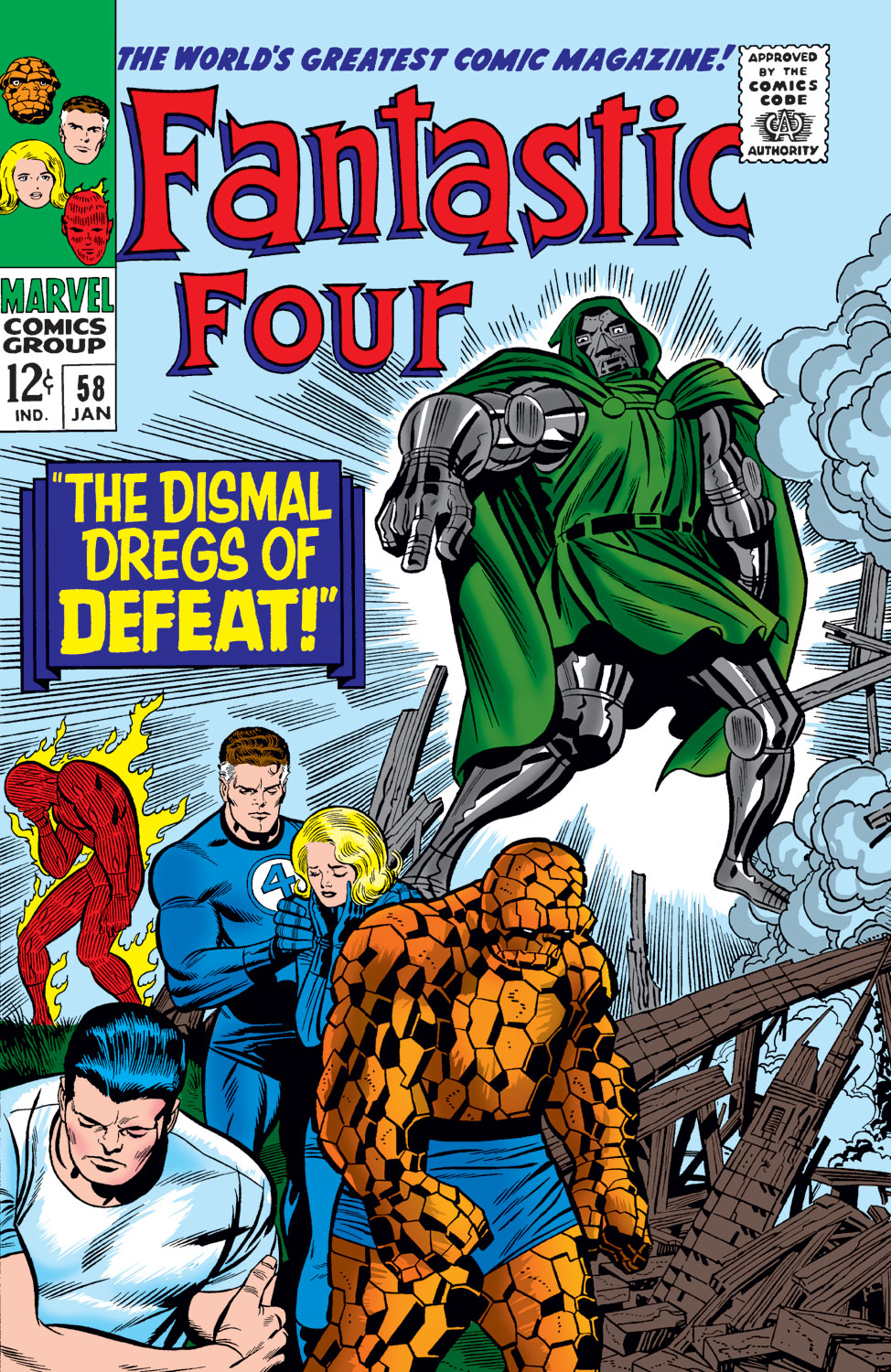 Read online Fantastic Four (1961) comic -  Issue #58 - 1