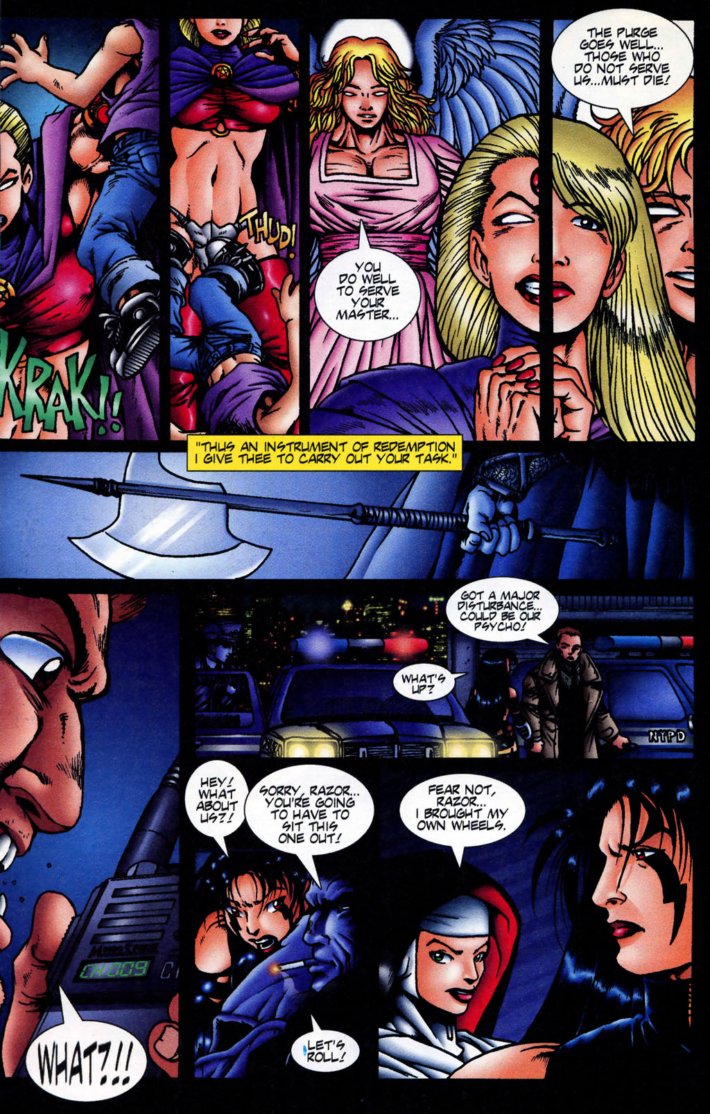 Read online Warrior Nun Areala vs. Razor comic -  Issue # Full - 27