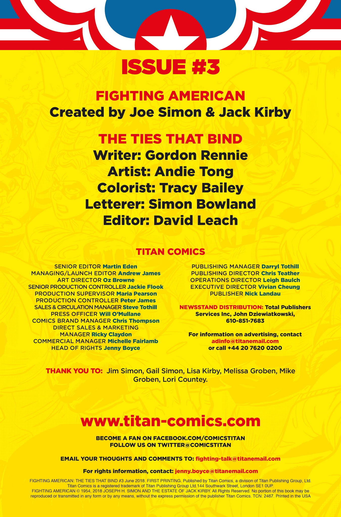 Read online Fighting American: The Ties That Bind comic -  Issue #3 - 3