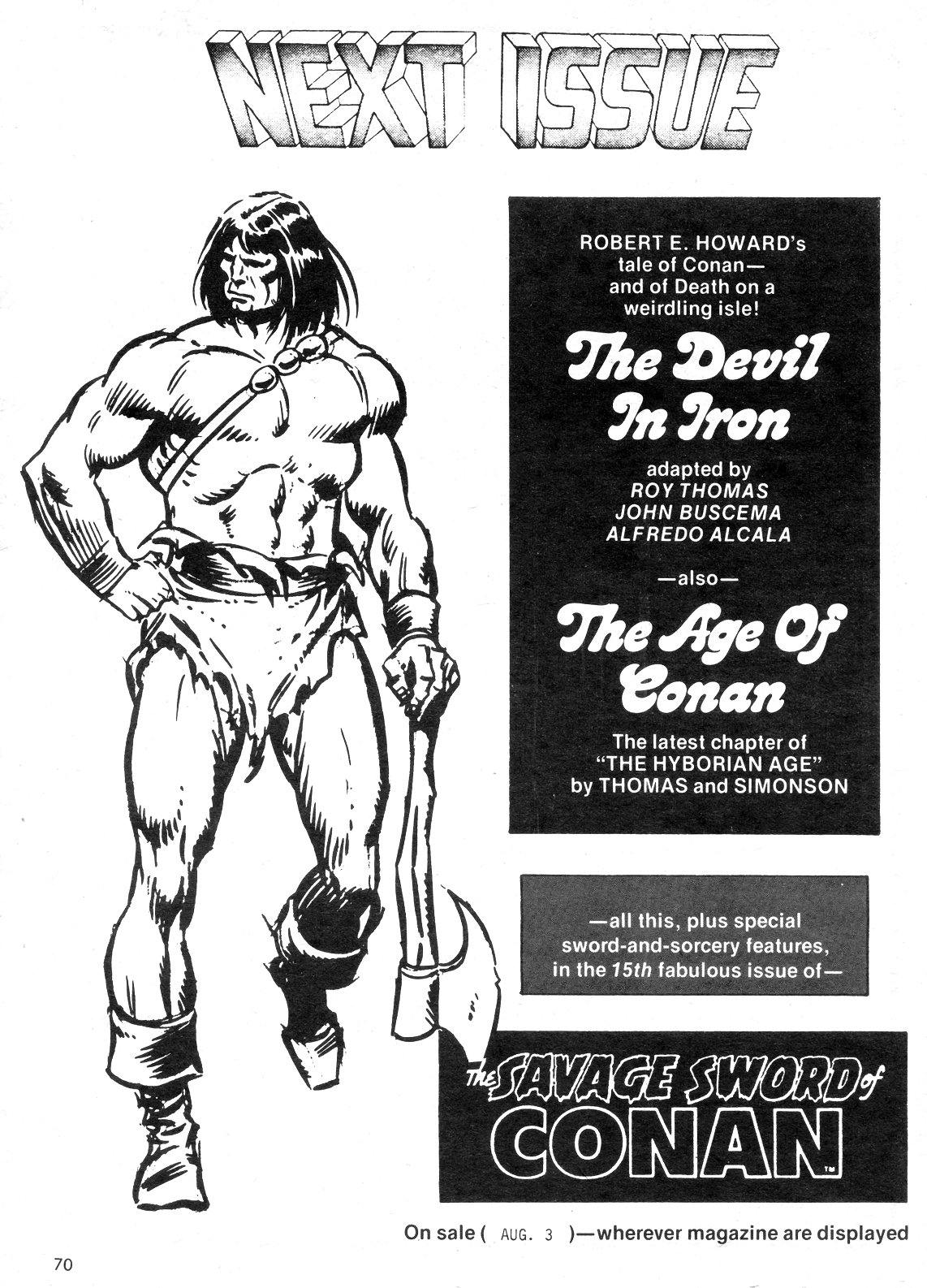 Read online The Savage Sword Of Conan comic -  Issue #14 - 69