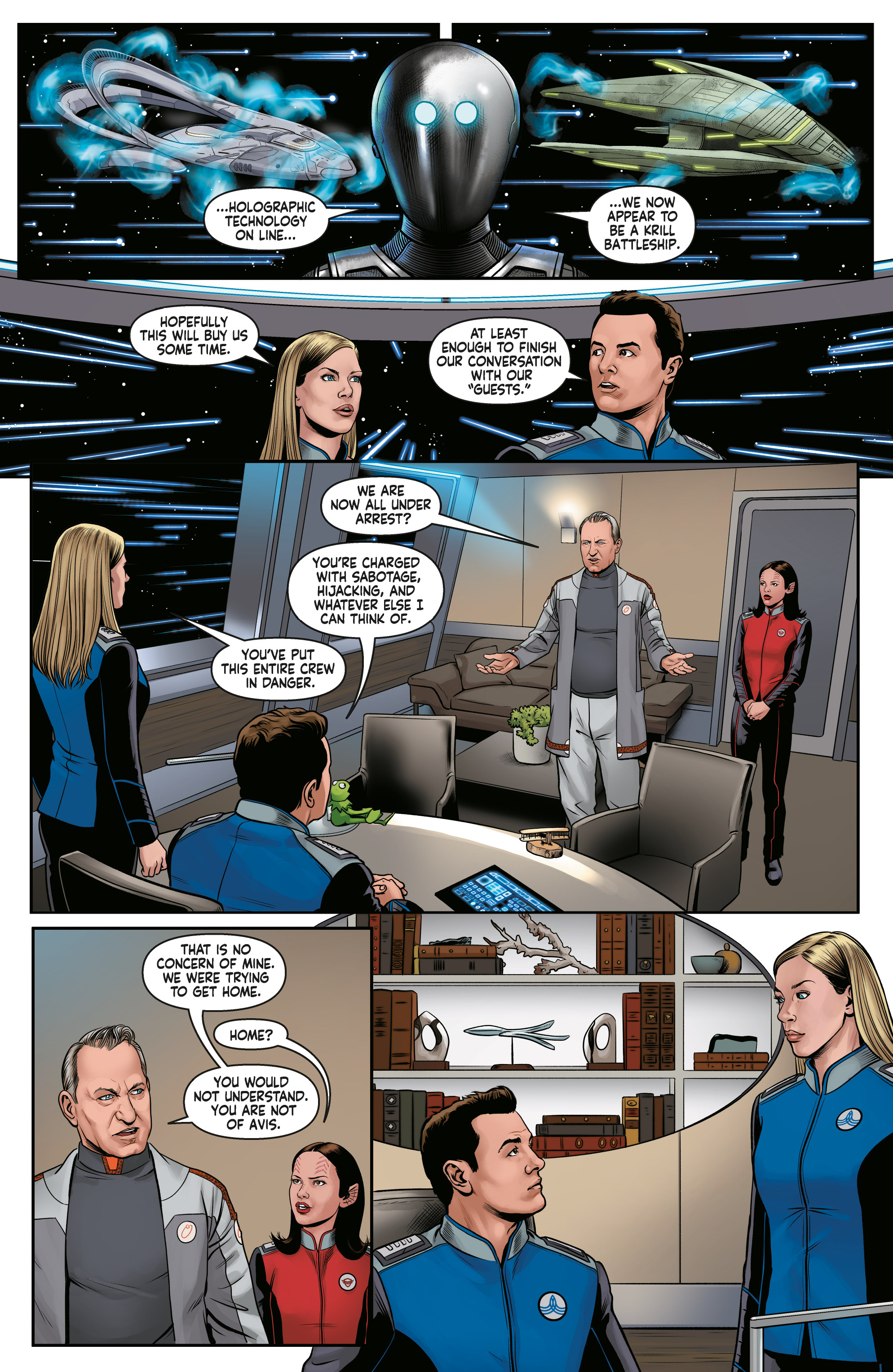 Read online The Orville comic -  Issue #4 - 4
