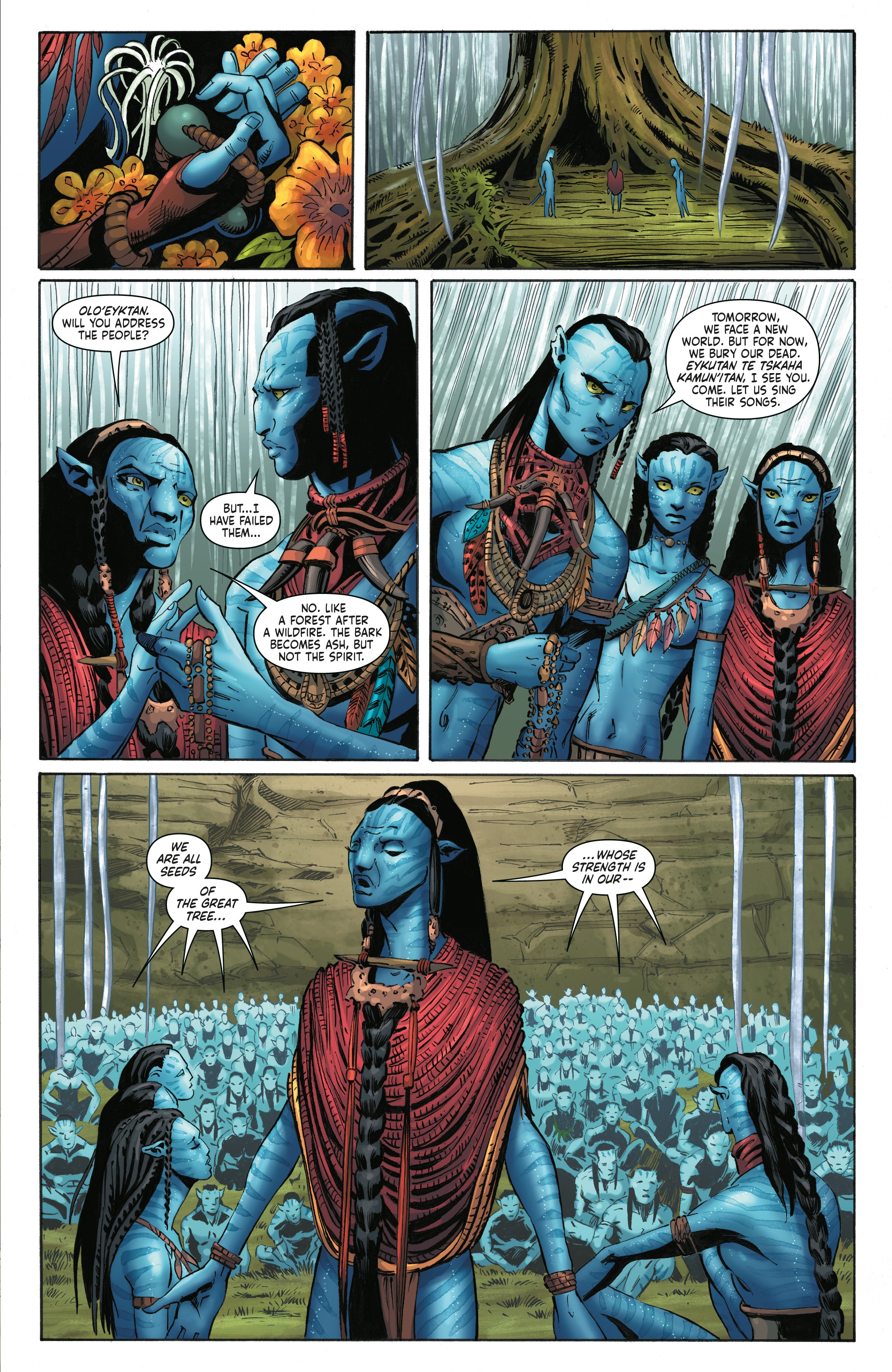 Read online Avatar: Tsu'tey's Path comic -  Issue #5 - 21