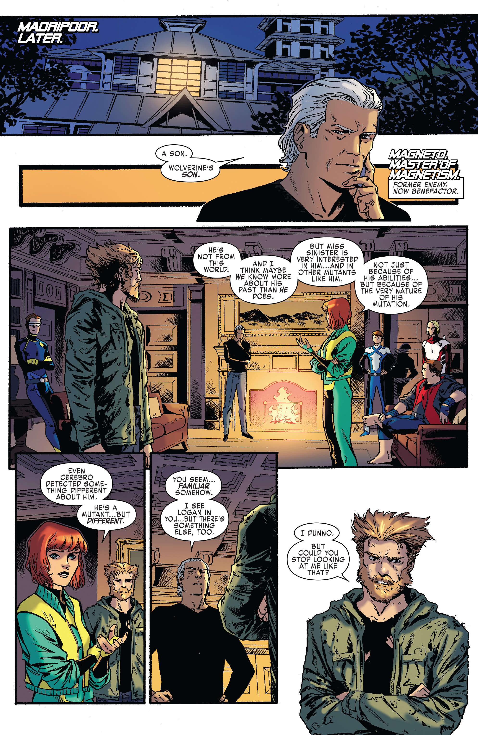 Read online X-Men: Blue comic -  Issue #5 - 19