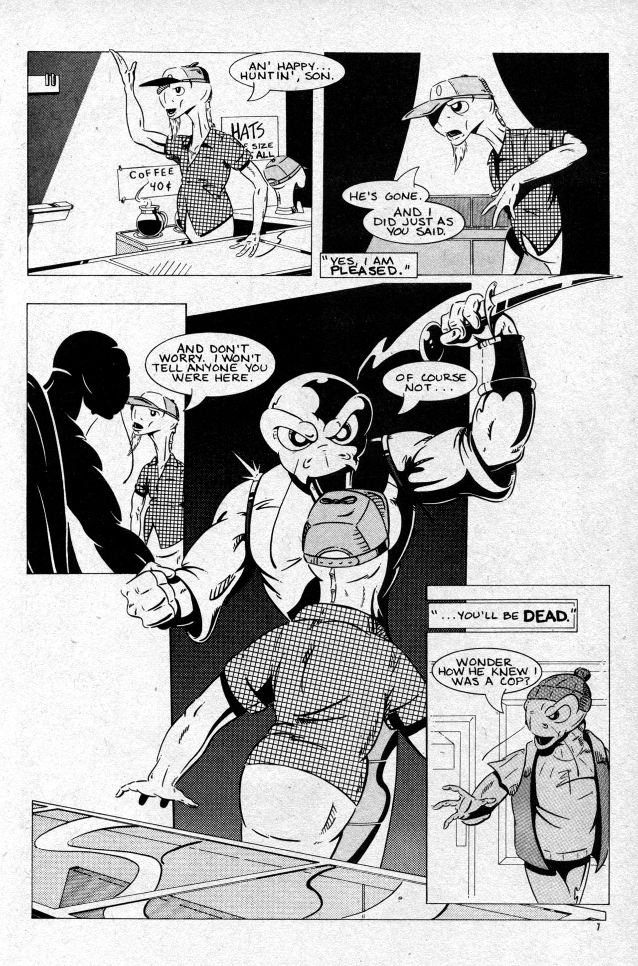 Read online The Fish Police comic -  Issue #7 - 9