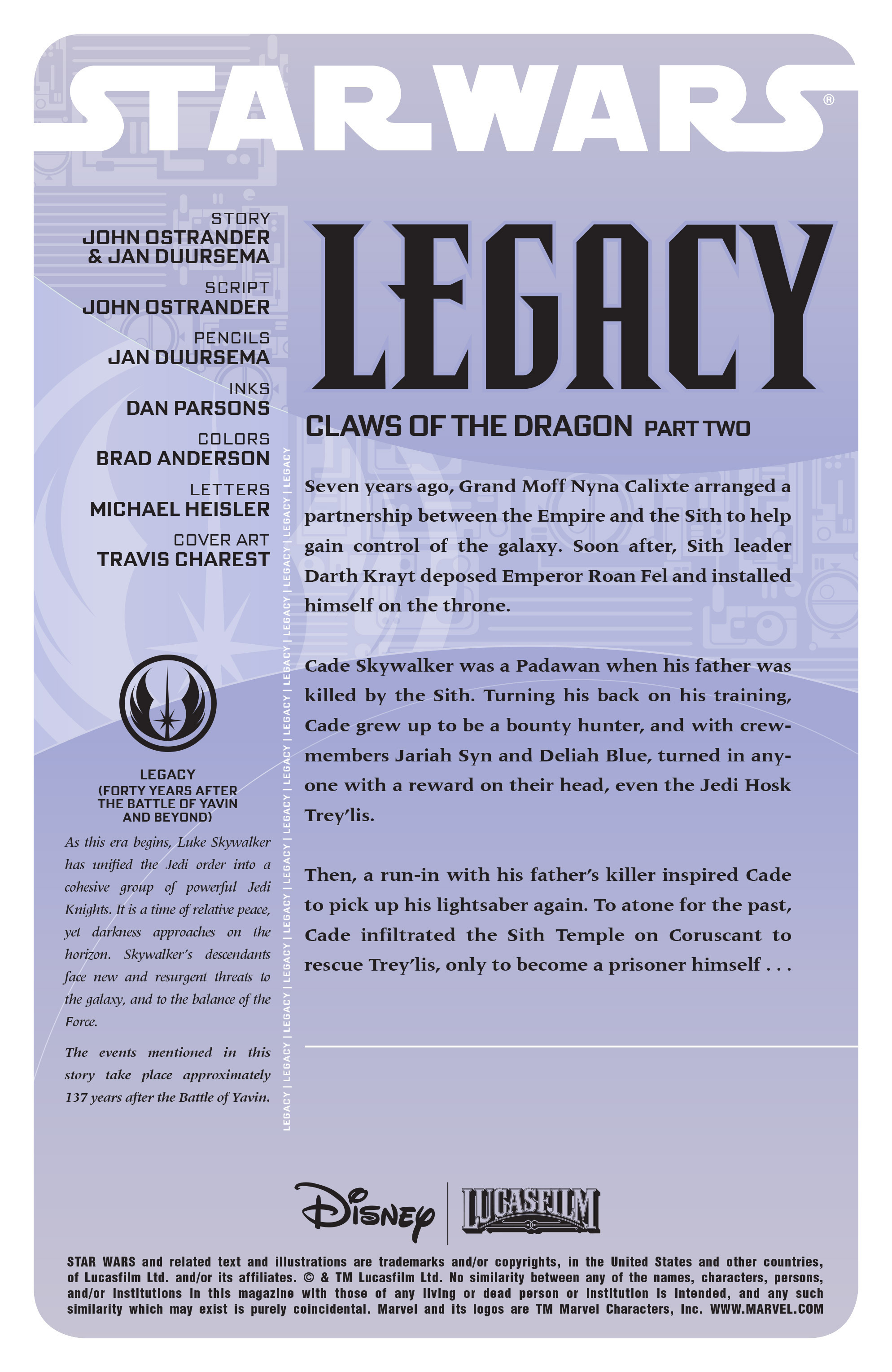 Read online Star Wars Legends: Legacy - Epic Collection comic -  Issue # TPB 1 (Part 4) - 44